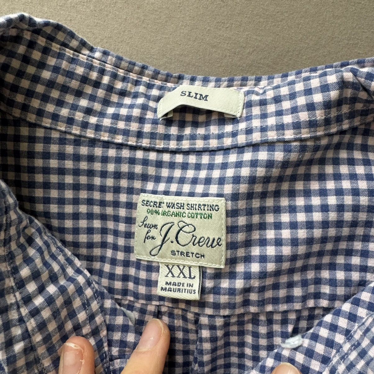 J.Crew J.Crew Secret Wash cotton poplin shirt Size US XXL / EU 58 / 5 - 4 Thumbnail