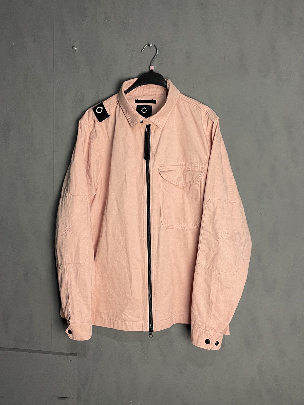 MA.STRUM Mens Ma Strum Zip Front Overshirt Jacket Size XL Size US XL / EU 56 / 4 - 1 Thumbnail