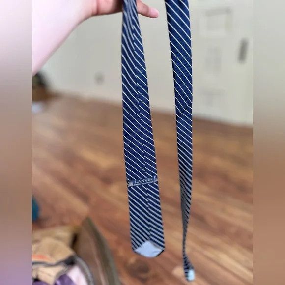 Lanvin × Vintage Vintage Lanvin Silk Tie Size ONE SIZE - 5 Thumbnail