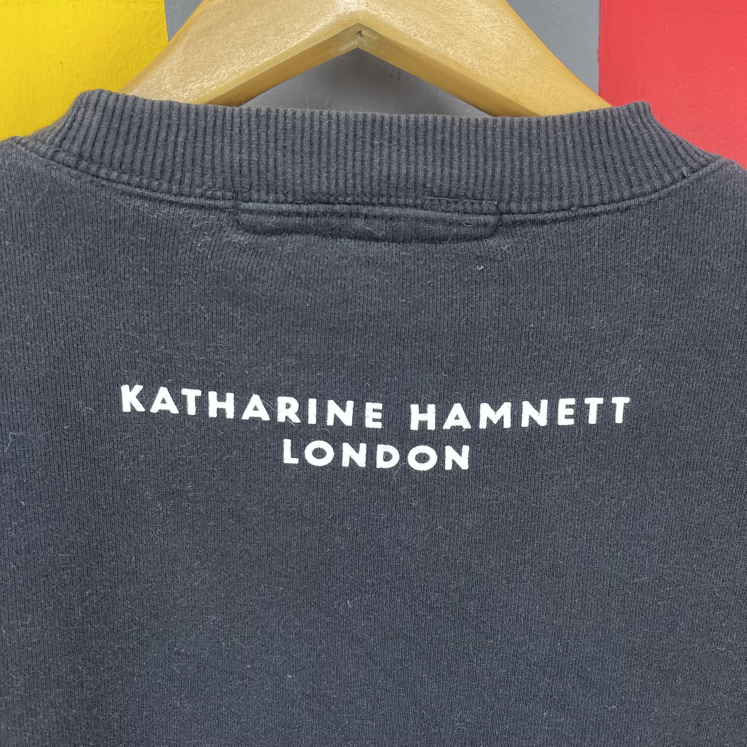 Katharine Hamnett London KATHARINE HAMNETT Crew Neck Sweatshirt #1105/AM Size US L / EU 52-54 / 3 - 9 Thumbnail
