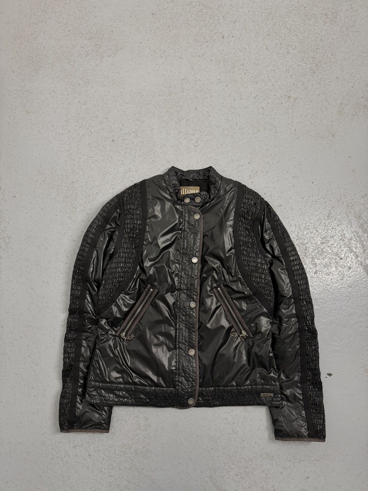 John Galliano John Galliano Glossy Insulated Jacket Size US M / EU 48-50 / 2 - 1 Thumbnail