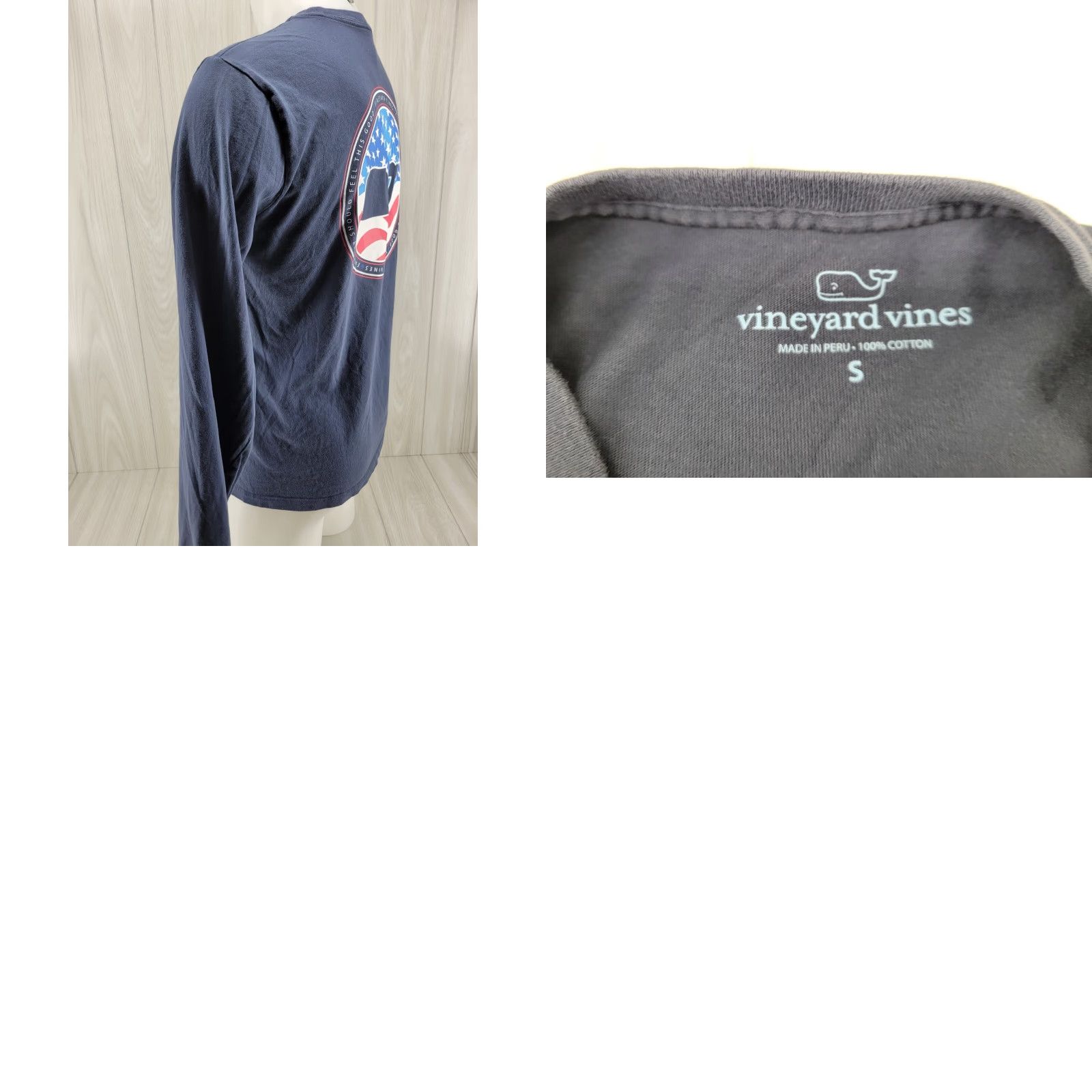 Vineyard Vines Vineyard Vines T Shirt Men’s Small Long Sleeve Pocket Blue Size US S / EU 44-46 / 1 - 8 Thumbnail