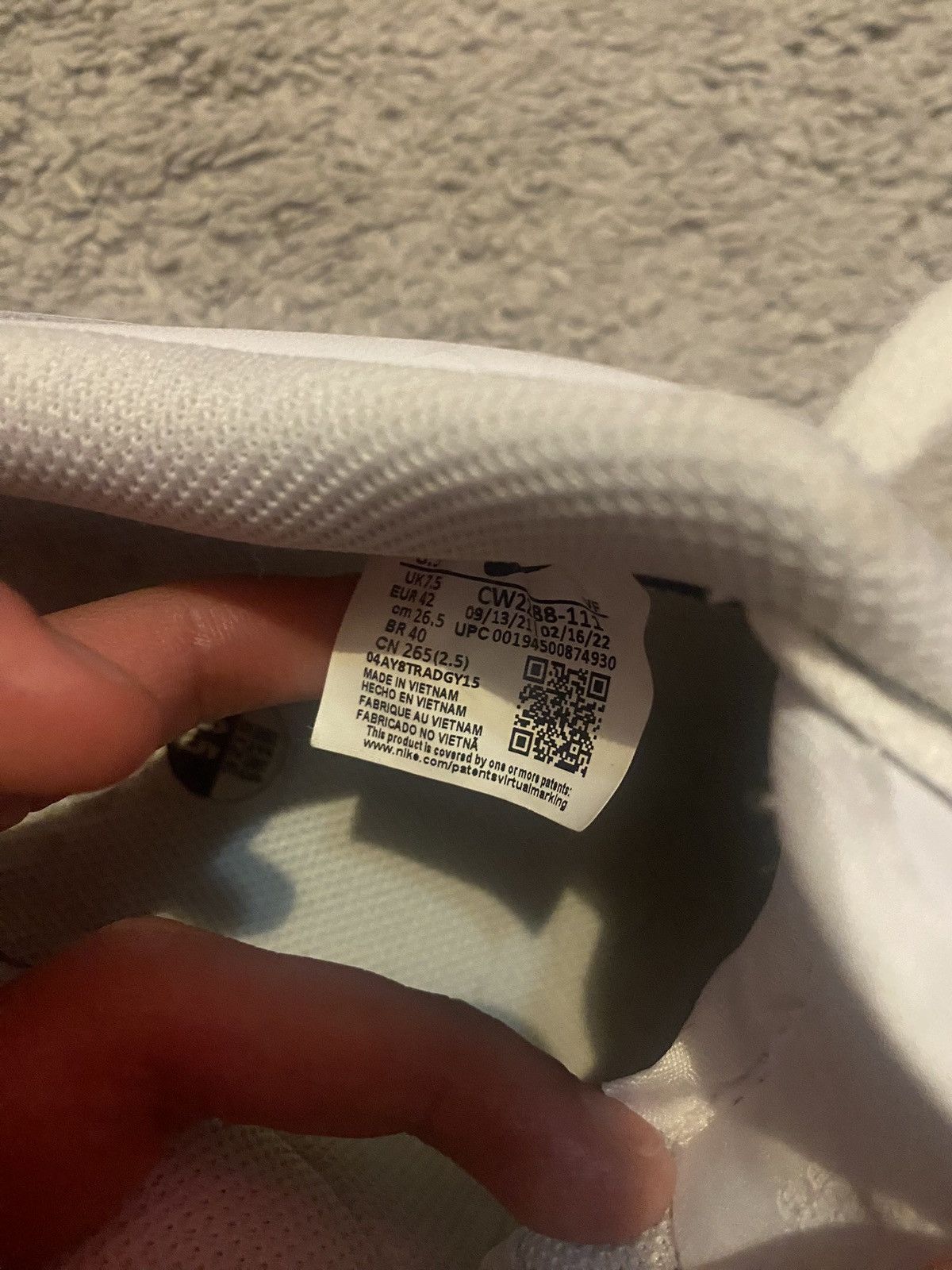 Nike Nike Air Force 1 White 07’ Size US 8.5 / EU 41-42 - 5 Thumbnail