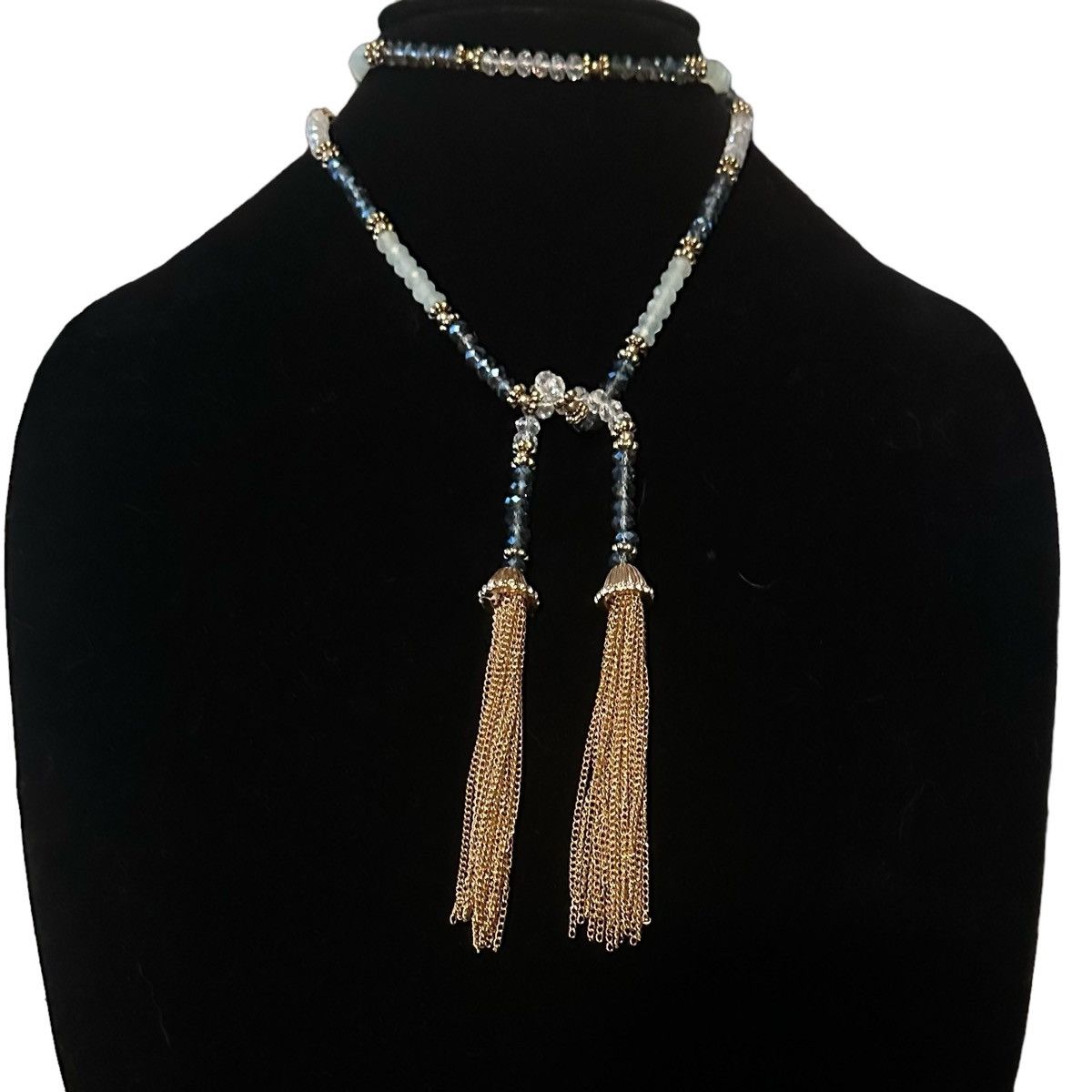 Other Crystal bead lariat necklace Size ONE SIZE - 2 Thumbnail