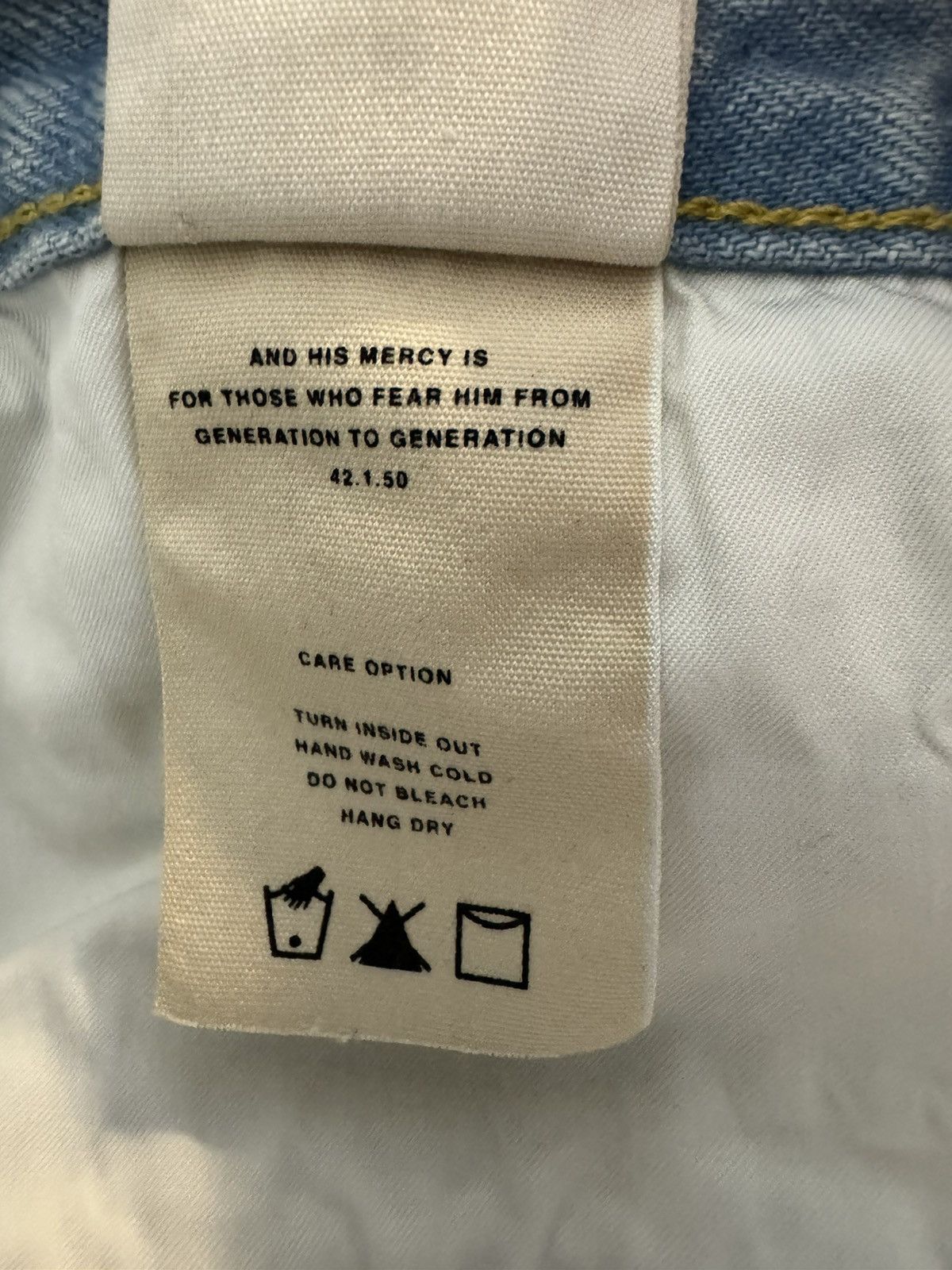 Fear of God Distressed Denim Zipped Hem Denim Size US 36 / EU 52 - 15 Thumbnail