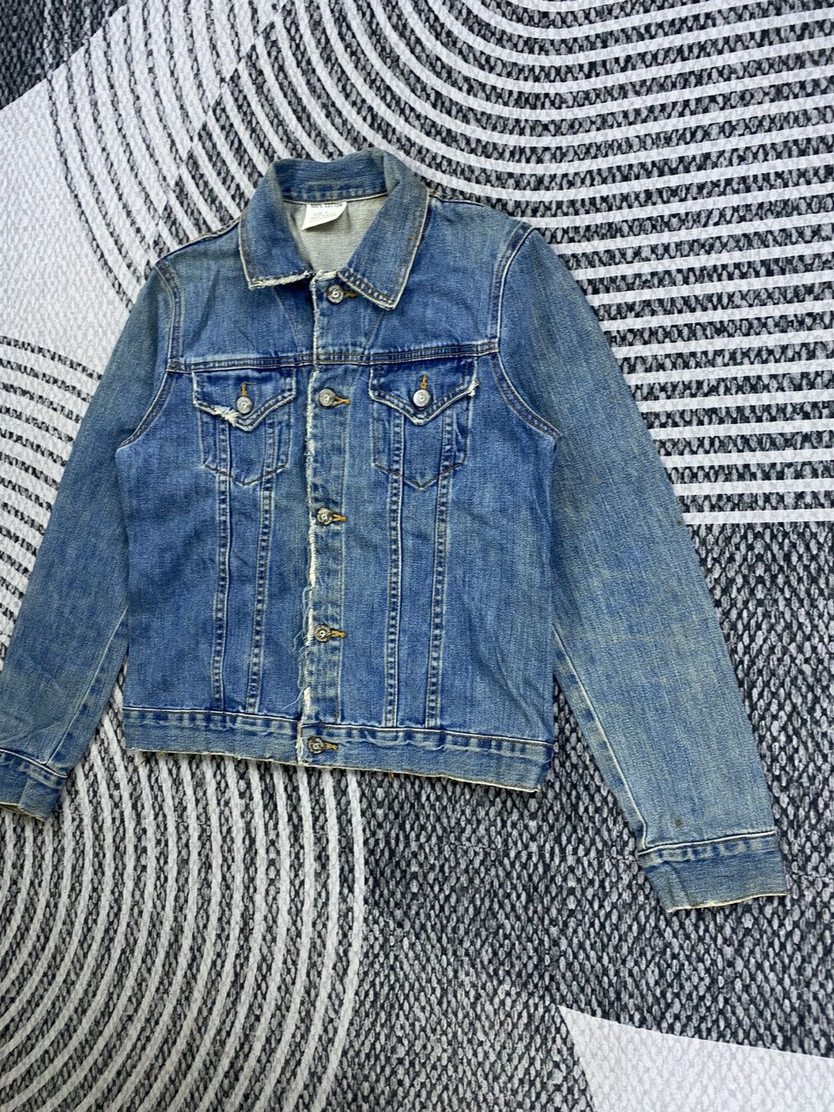 Japanese Brand Vintage Nine Planet Double Pocket Fullbutton Denim Jacket Size US S / EU 44-46 / 1 - 4 Thumbnail