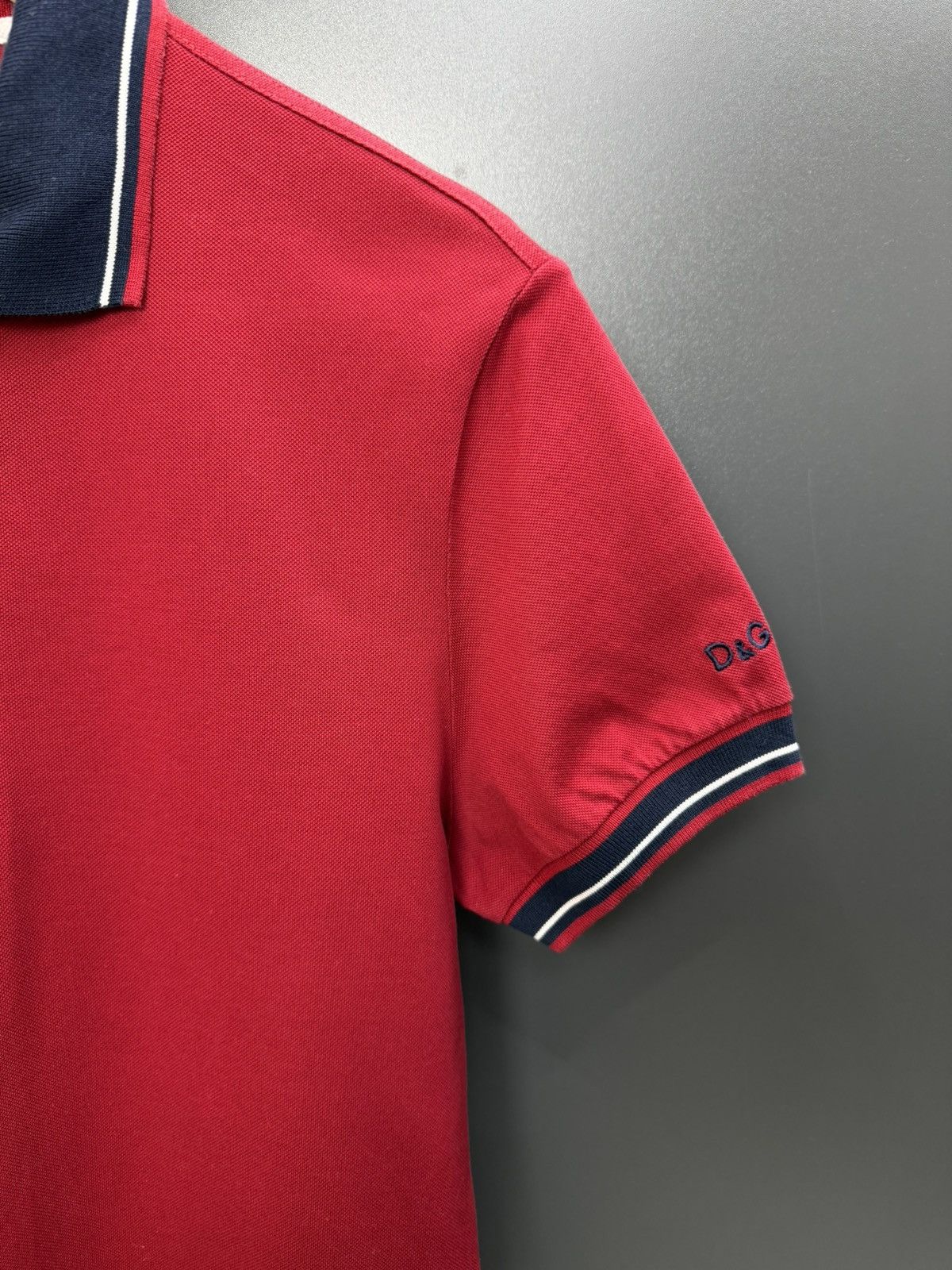 Dolce & Gabbana Dolce & Gabbana D&G Red Polo Shirt Size M Size US M / EU 48-50 / 2 - 3 Thumbnail