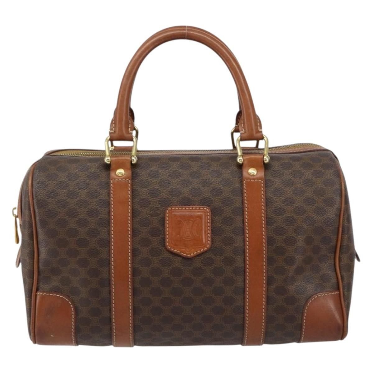 Celine Vintage Macadam Boston bag Canvas