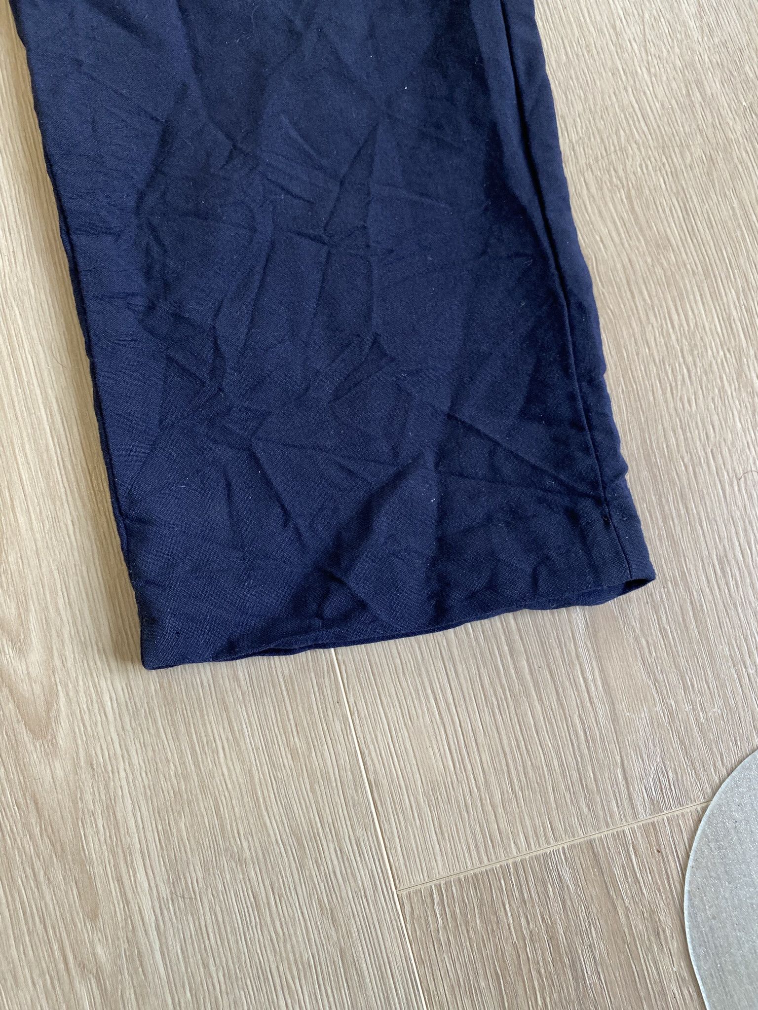Acne Studios 48/M - Cropped Wool Trouser - Navy Size US 32 / EU 48 - 15 Thumbnail