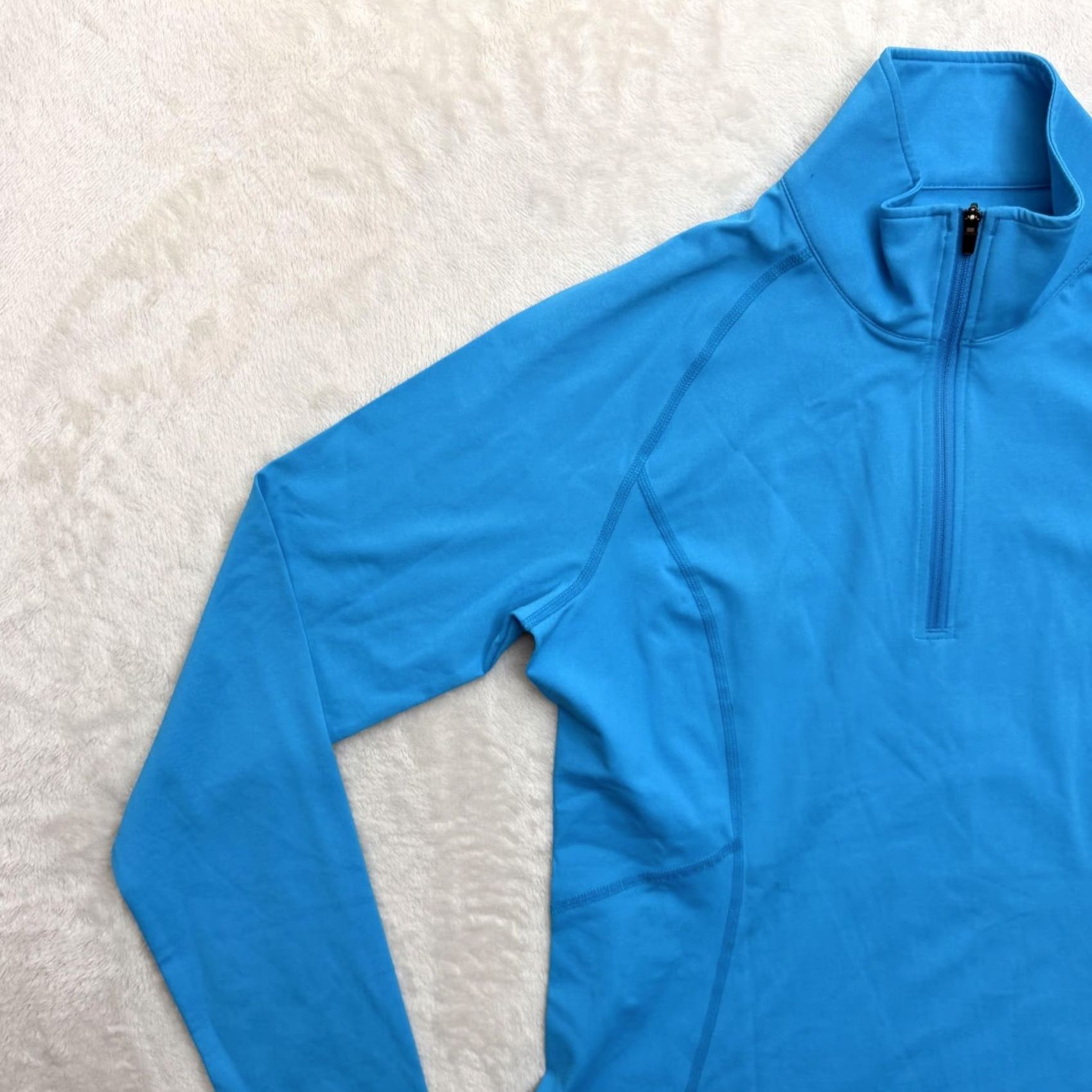 Marmot Marmot Meghan 1/2 Zip Mock Neck Sweatshirt Womens Small Blue Long Sleeve Athletic Activewear Shirts Size S / US 4 / IT 40 - 7 Thumbnail