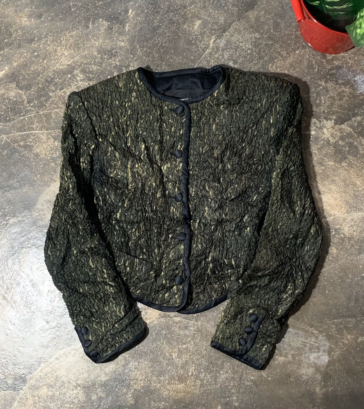Junko Shimada 49 AV junko shimada crinkle cropped jacket Runaway Style Size S / US 4 / IT 40 - 1 Thumbnail