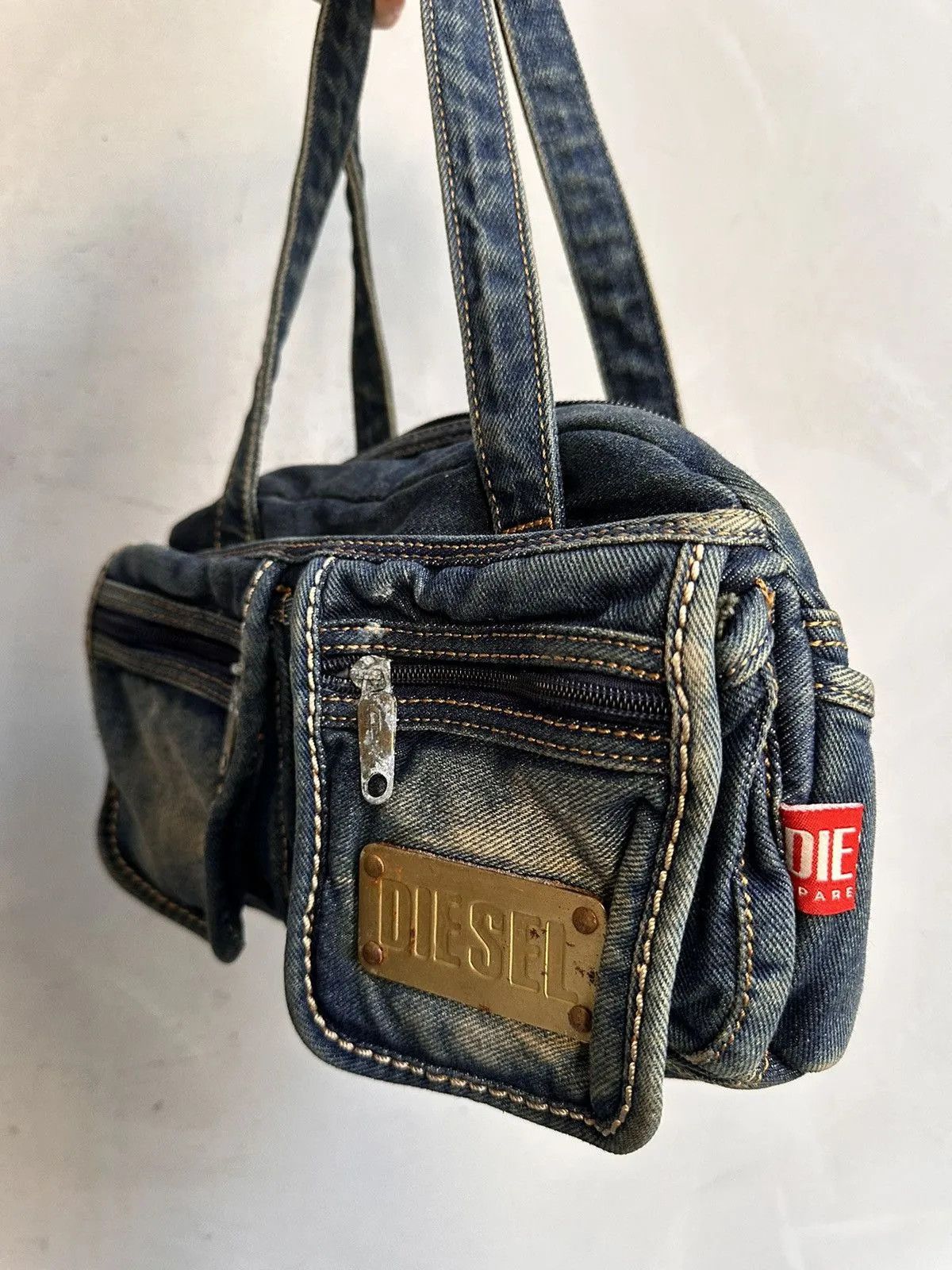 Dolce & Gabbana Blue Bag Denim Diesel Messenger Japan Avand Garde Style Size ONE SIZE - 4 Thumbnail