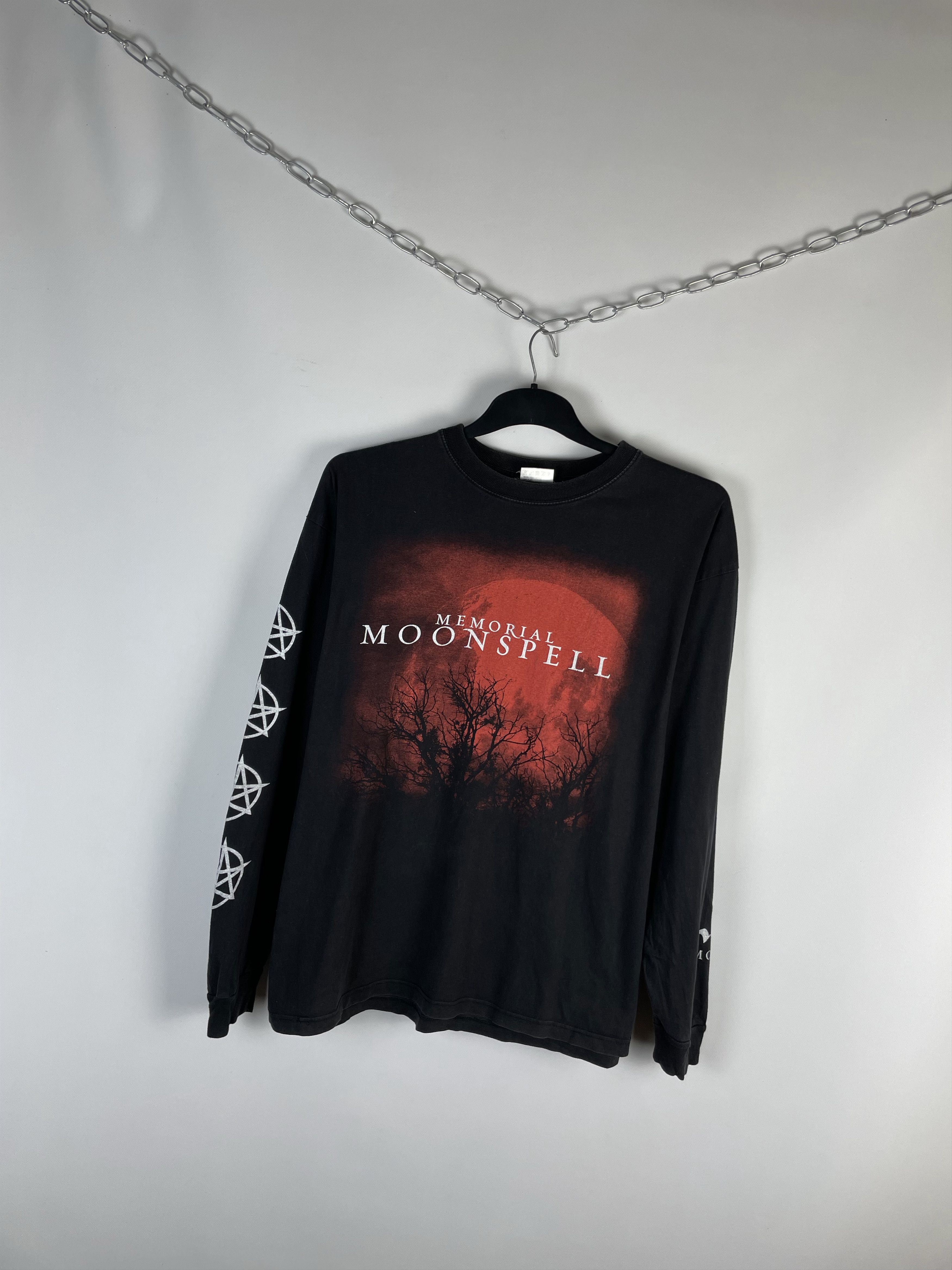 Band Tees × Vintage Vintage Y2K MOONSPELL Long Sleeve Size US XL / EU 56 / 4 - 2 Thumbnail