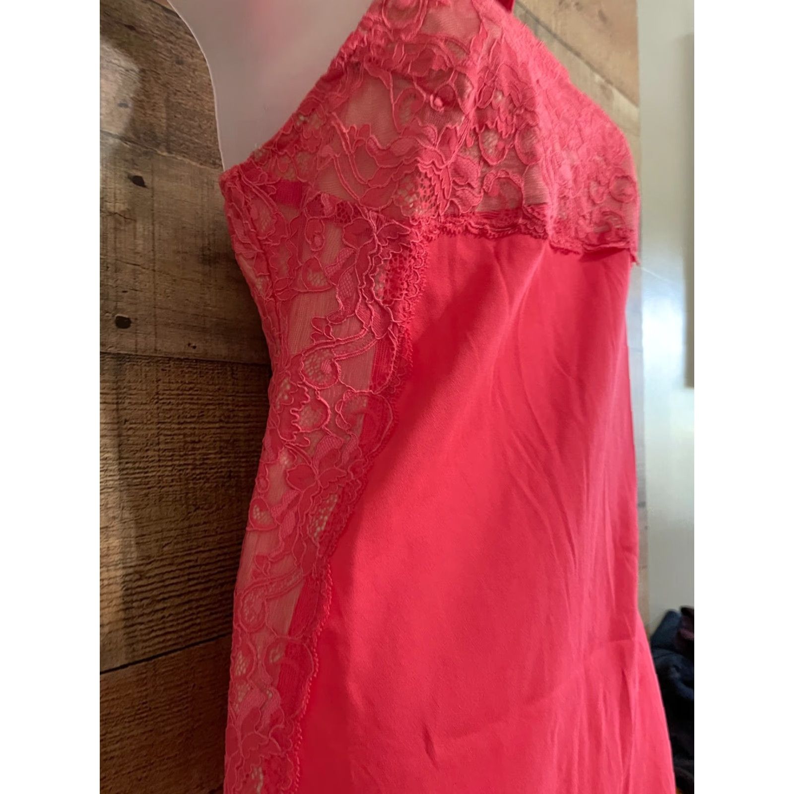 Victoria's Secret Victoria's Secret Gown Nightgown Teddy Coral Nightgown Sexy Size 6 Women Size M / US 6-8 / IT 42-44 - 3 Thumbnail