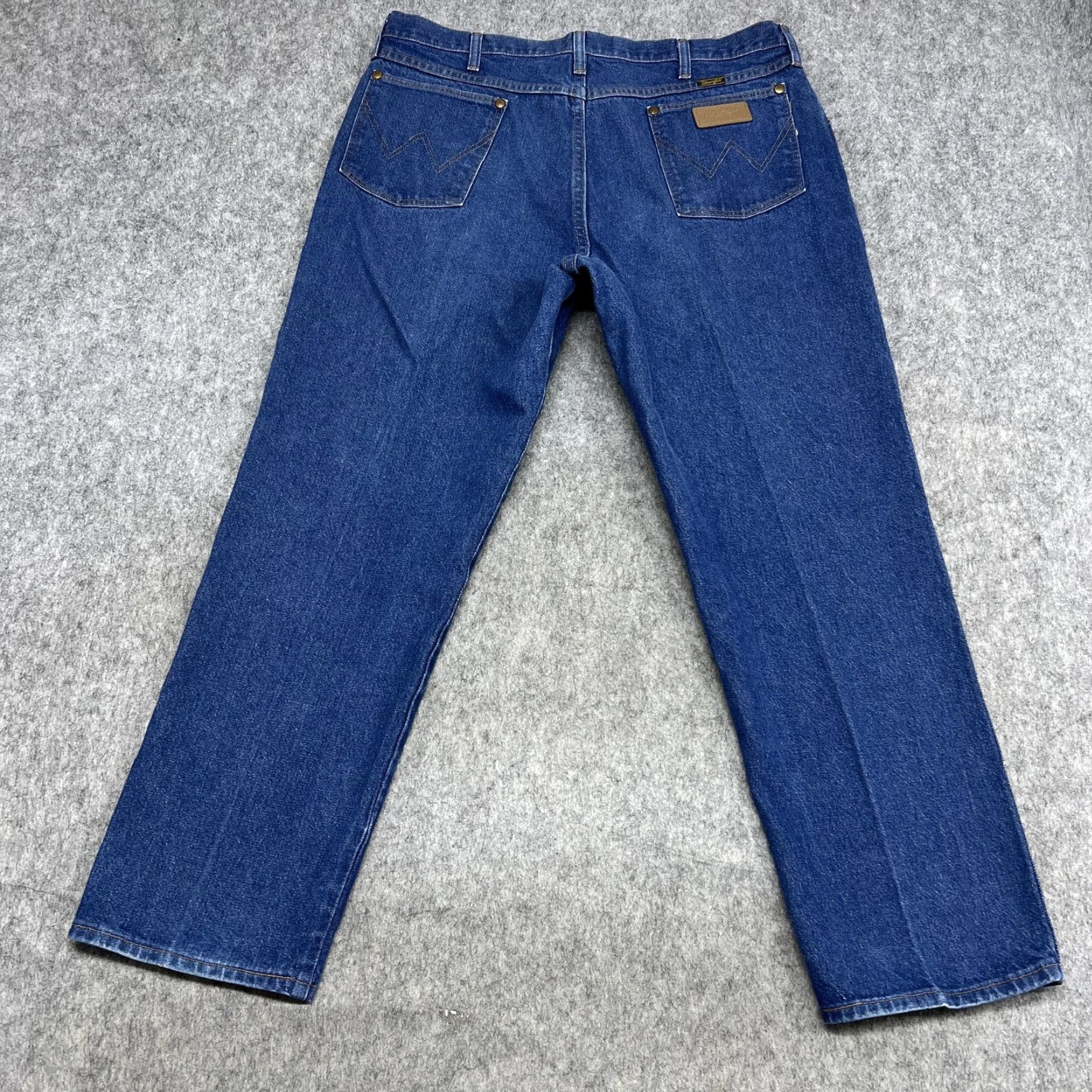 Wrangler VINTAGE Wrangler Jeans Mens 40x32 Blue Straight Denim Pants Made USA 31MWZDN FITS38x30 Size US 40 / EU 56 - 2 Thumbnail