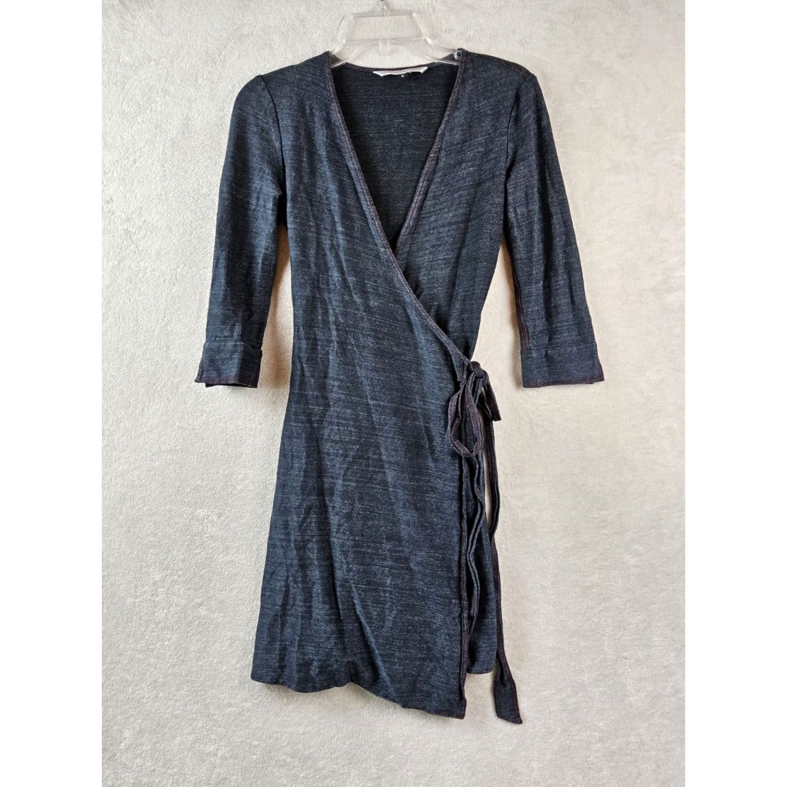 Diane von Furstenberg Diane von Furstenberg Dress Wrap 3/4 Sleeve Knee Length Size 6 Womens Multicolor Size M / US 6-8 / IT 42-44 - 2 Thumbnail