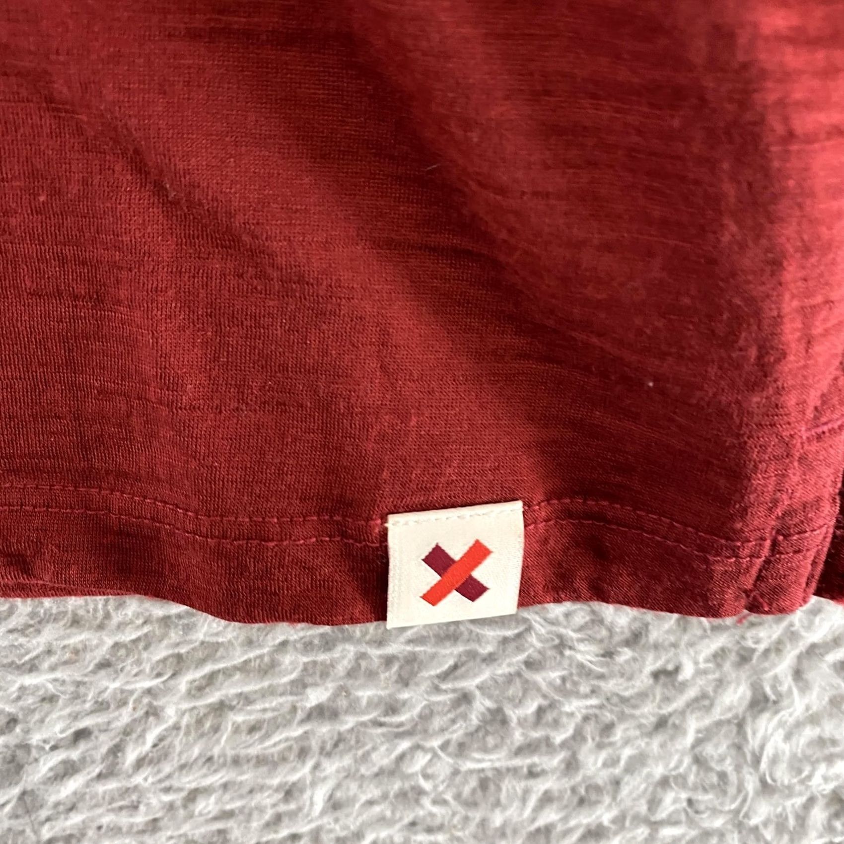 CO Best Made Co Polo Shirt Mens L Red 100% Merino Wool Jersey Knit Long Sleeve Casual Shirt Size US L / EU 52-54 / 3 - 4 Thumbnail