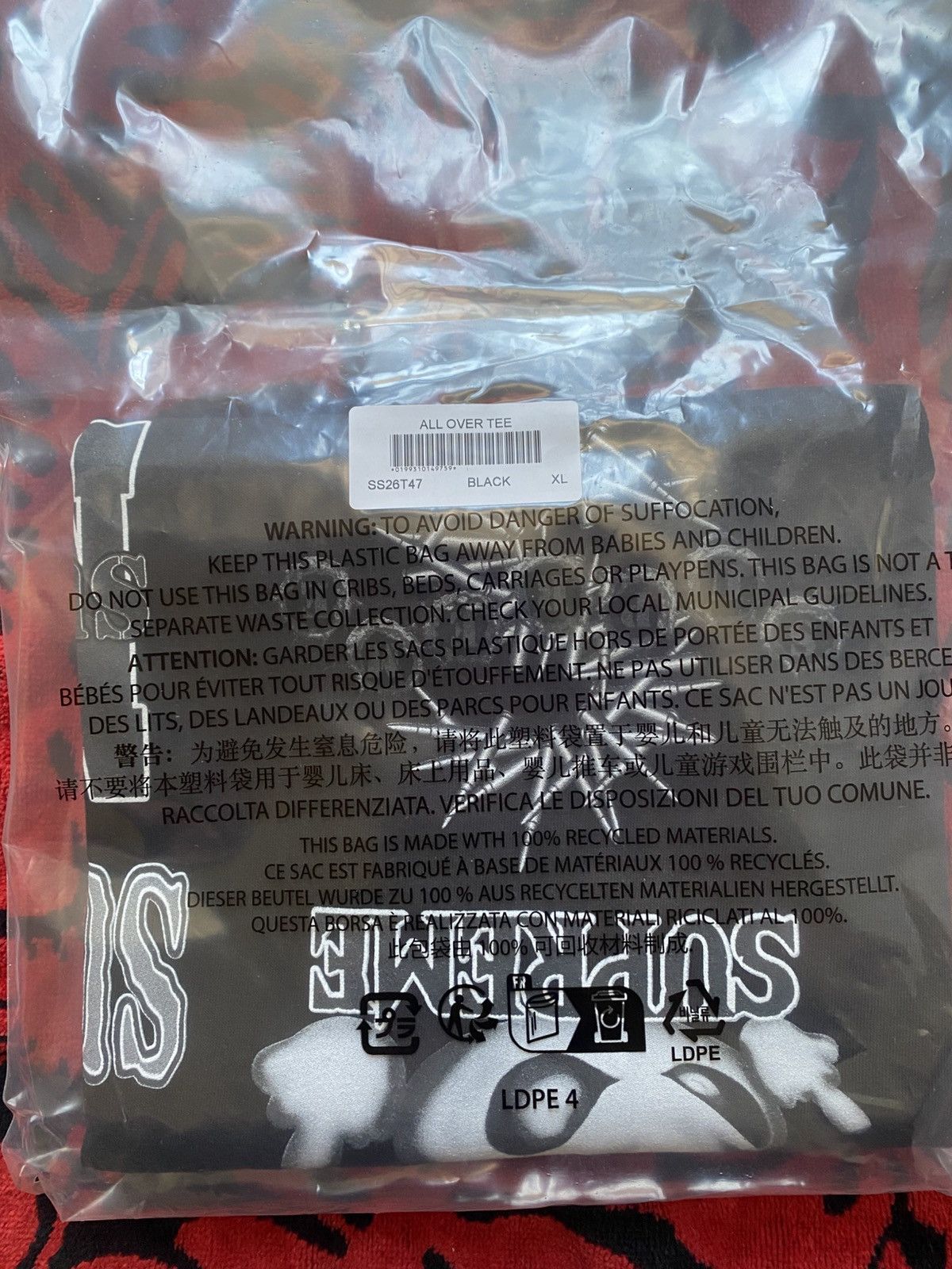 Supreme Supreme Flash Tee XL Size US XL / EU 56 / 4 - 5 Thumbnail