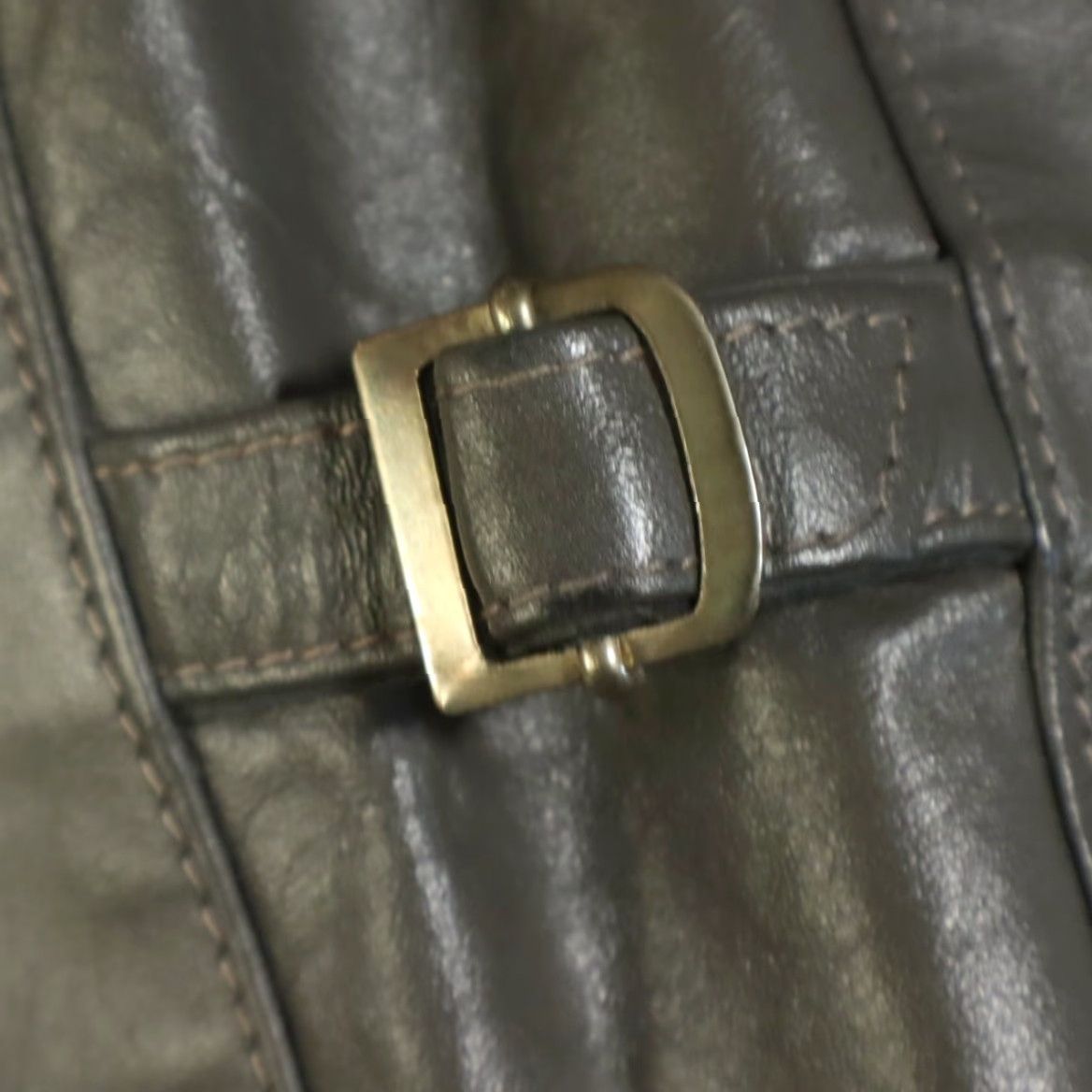 Vintage VTG Jean Pierre Leather Moto Biker Jacket Black Men's 40 Shirt Jacket Men VTG Size US 40 / EU 56 - 7 Thumbnail