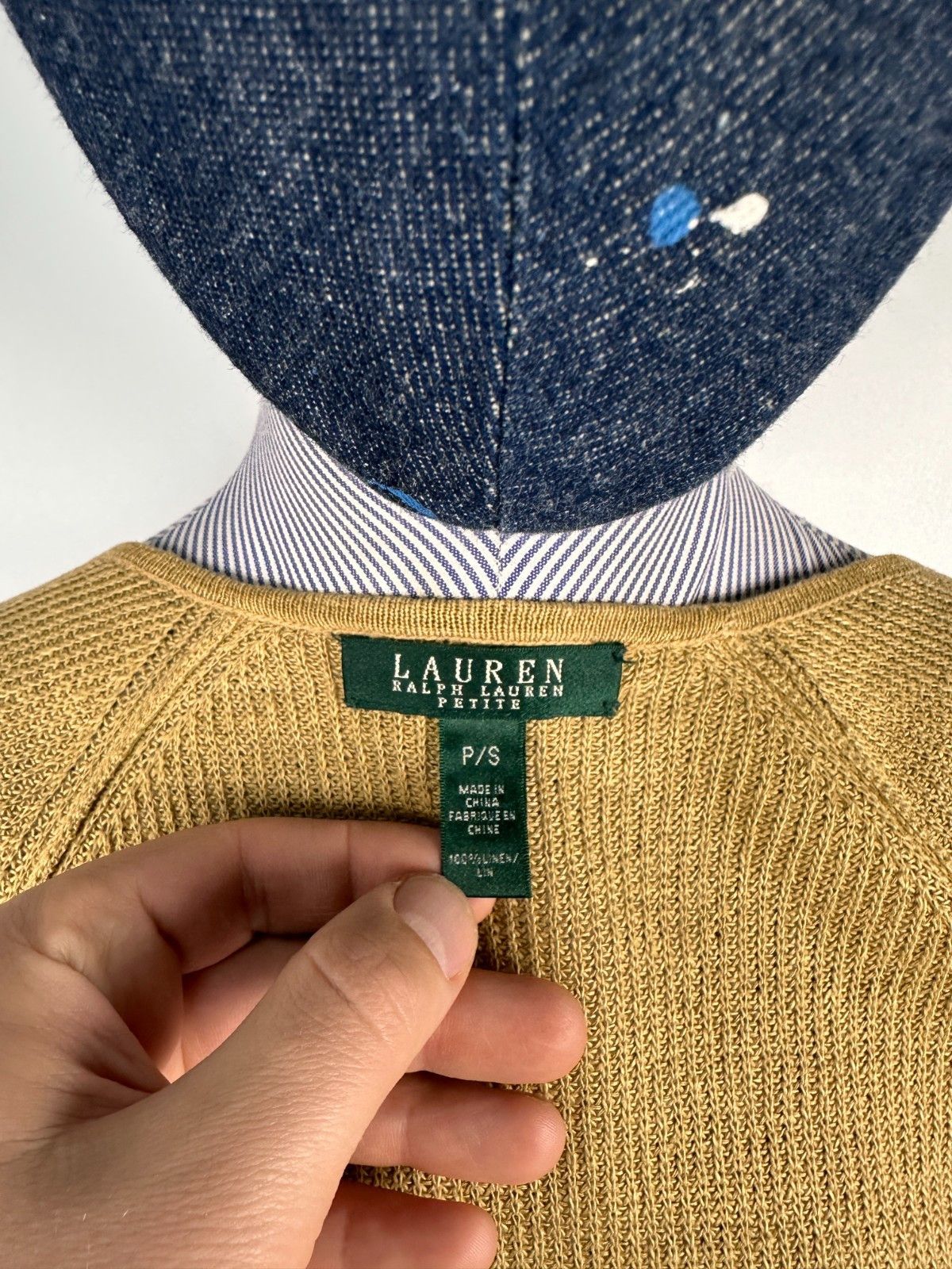 Ralph Lauren Ralph Lauren Open Cardigan Cape Linen Sweater Beige Size S Size S / US 4 / IT 40 - 8 Thumbnail