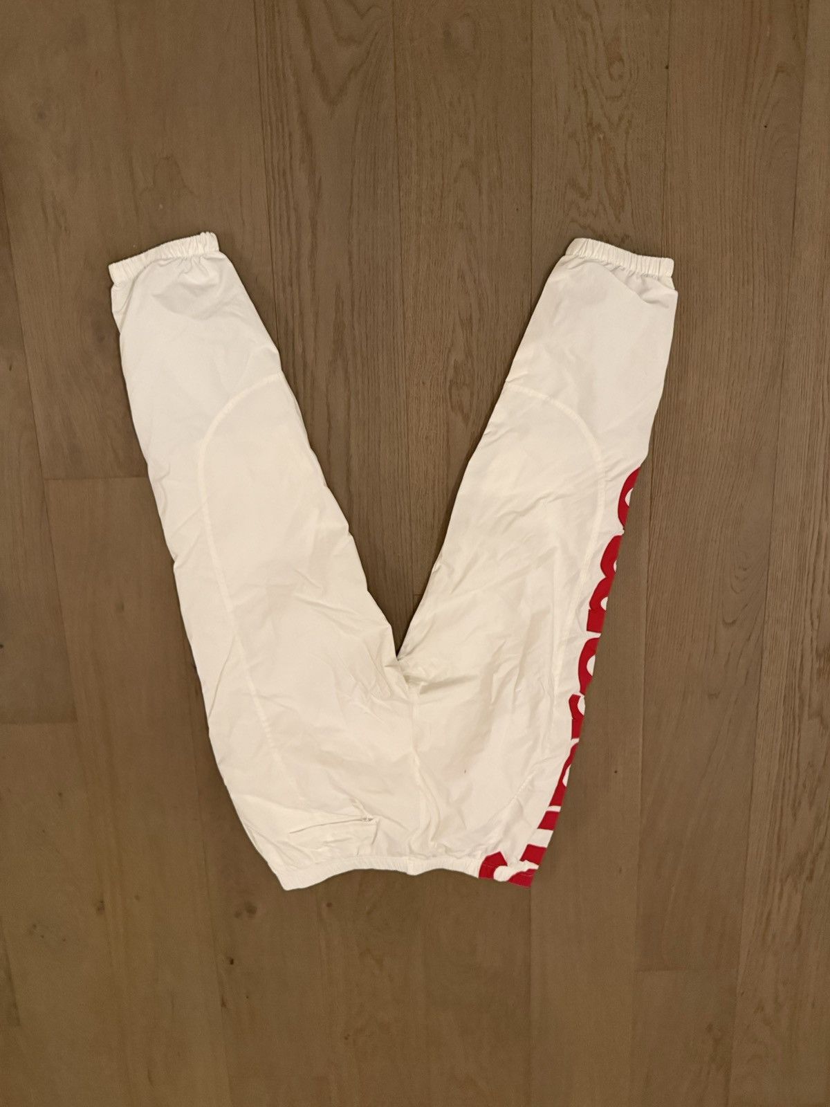 Supreme Supreme White Side Logo Track Pants XL – Verified Authentic Size US 38 / EU 54 - 8 Thumbnail