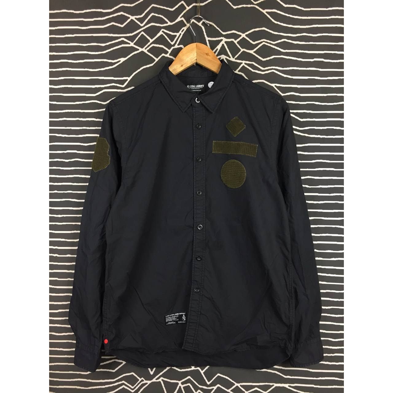 Japanese Brand × izzue IZZUE Army IZ-X04-ARMY Union Made Longsleeve Shirt Size US M / EU 48-50 / 2 - 1 Thumbnail
