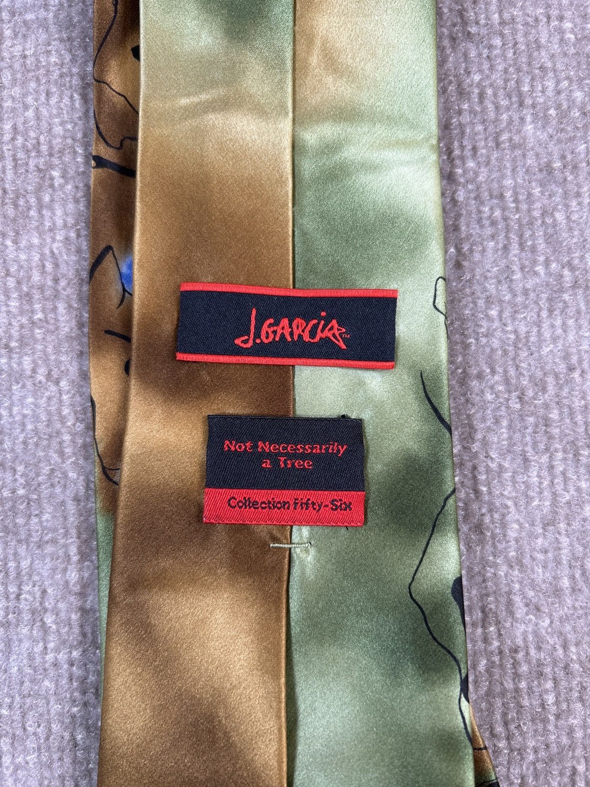 Other J. Garcia Men’s Silk Neck Tie “Not Necessarily a Tree” 0193 Size ONE SIZE - 2 Thumbnail
