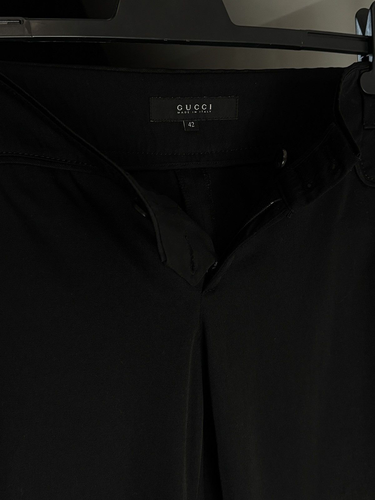 Gucci Gucci Vintage Black Wool Pants Size 28" / US 6 / IT 42 - 7 Thumbnail