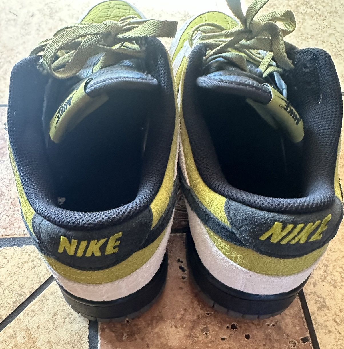 Nike Nike dunk by you grey green Size US 11.5 / EU 44-45 - 4 Thumbnail