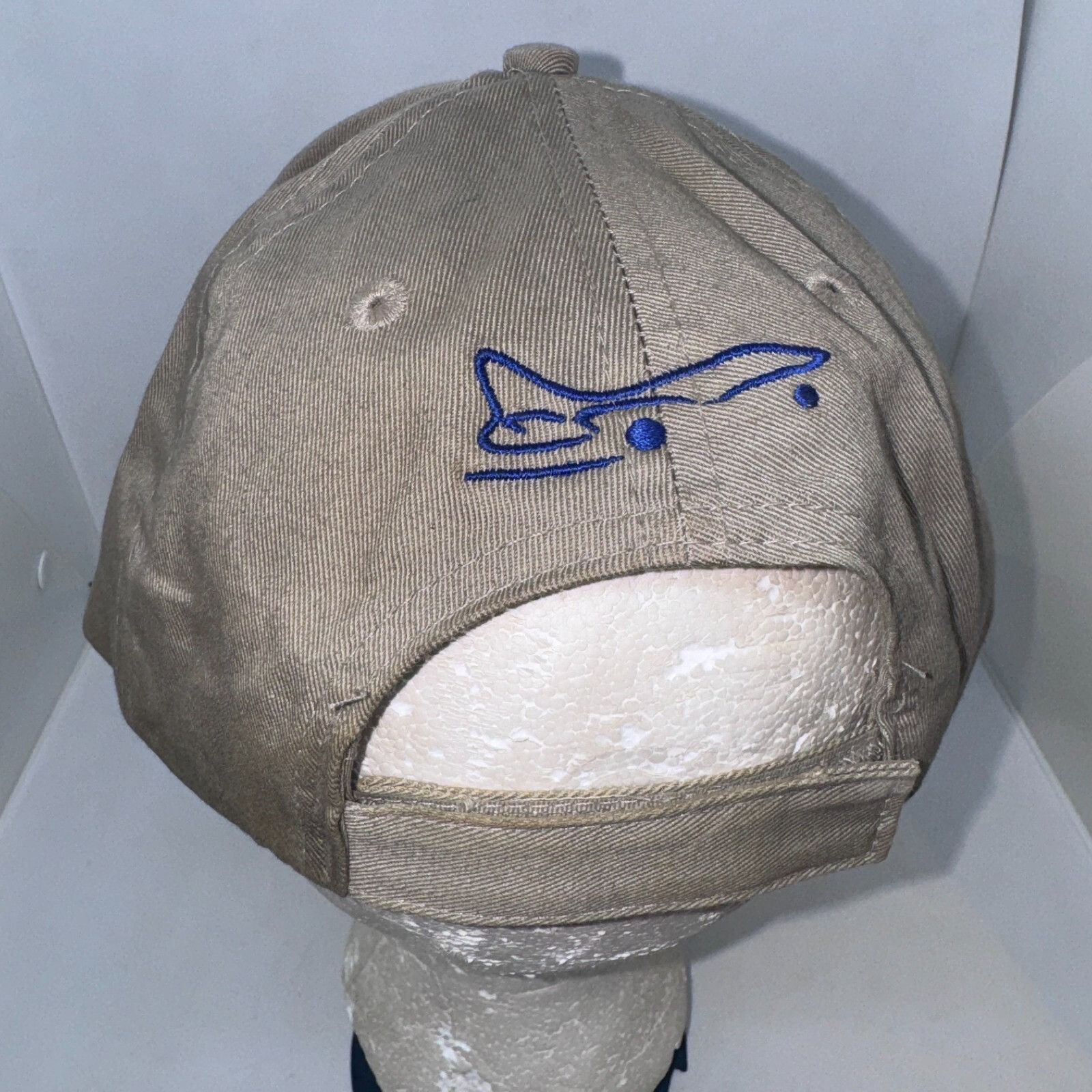 Other Michelin Man Airplane Tires Beige Strapback Hat Vintage Cap Size ONE SIZE - 4 Thumbnail