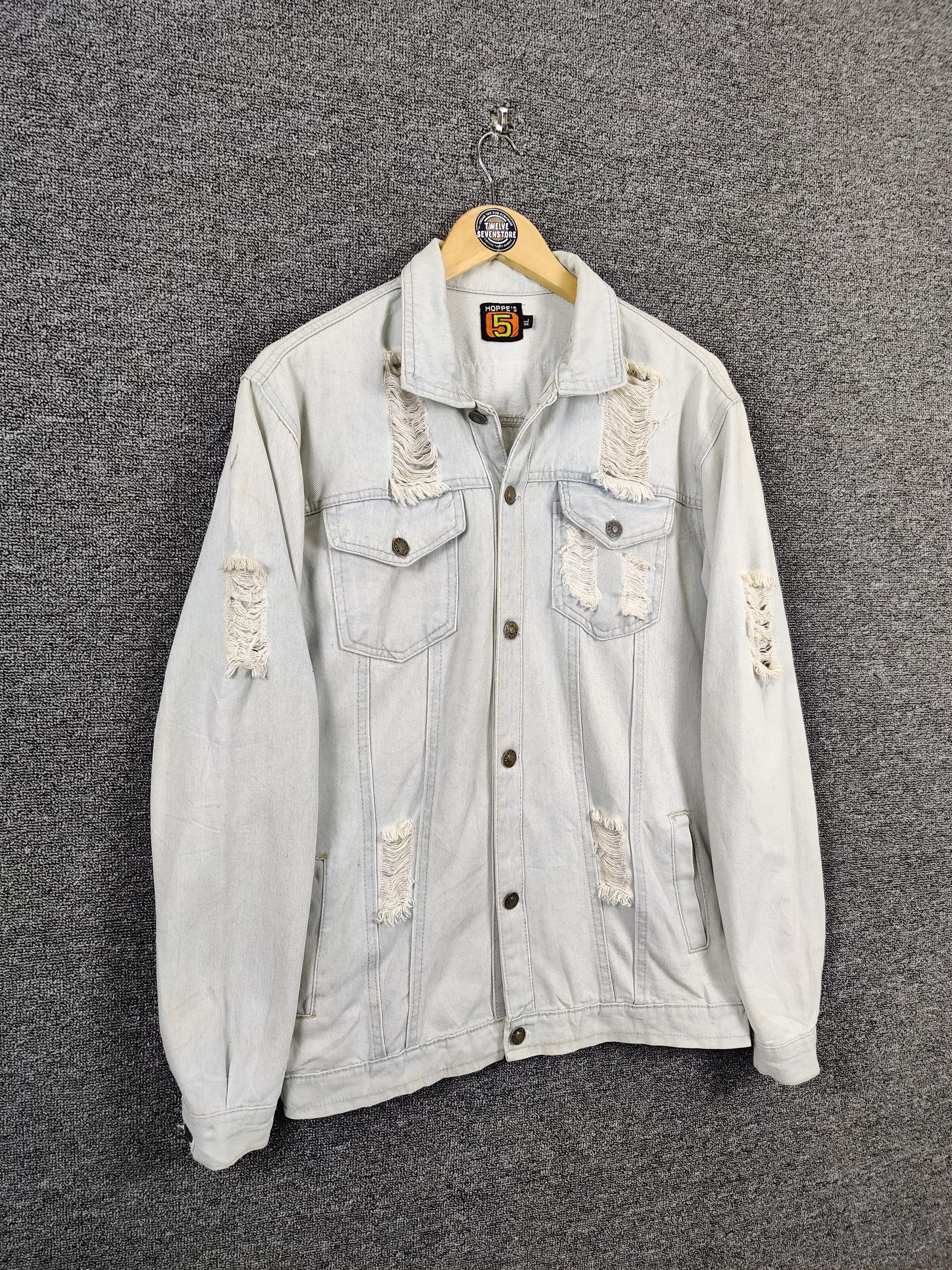 Vintage Vintage Thrashed Mettalica Distressed Denim Jacket Size US XL / EU 56 / 4 - 10 Thumbnail