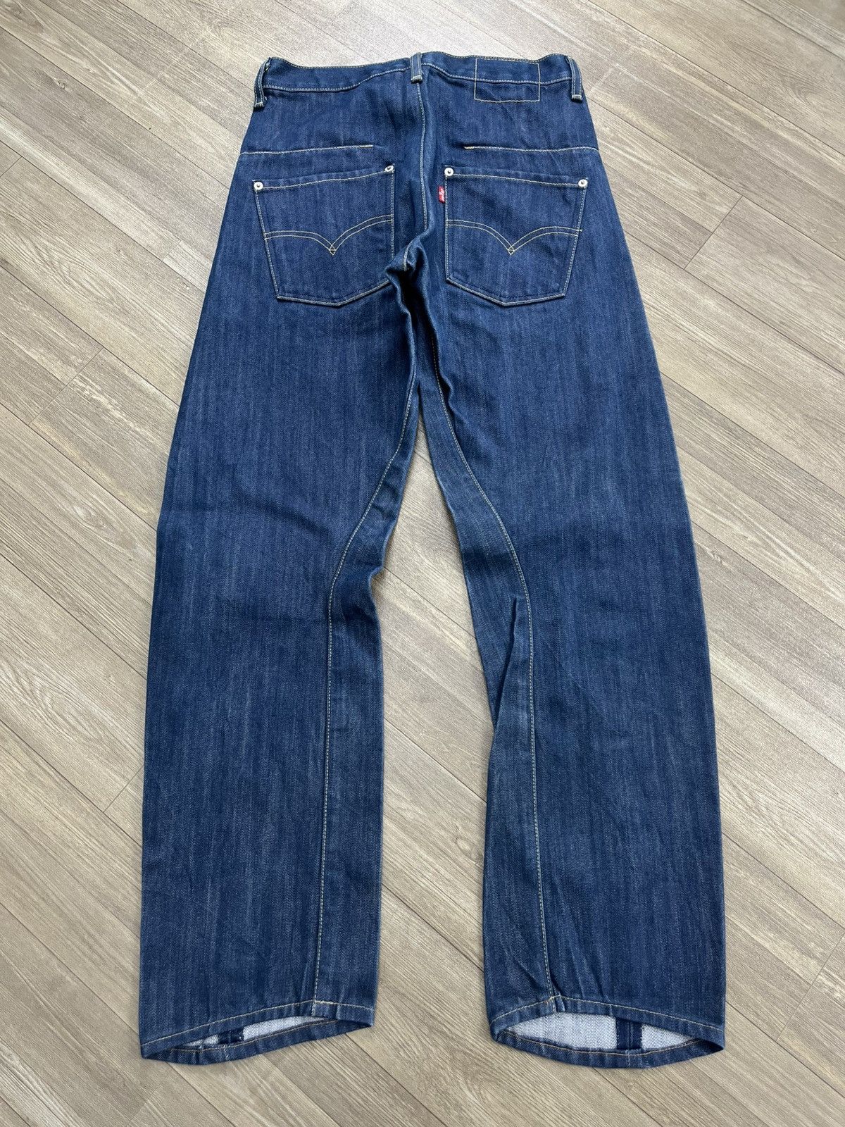 Levi's Vintage Clothing Vintage Levis Engineered Twisted Jeans Mens Blue Jeans Pants Size US 29 - 15 Thumbnail