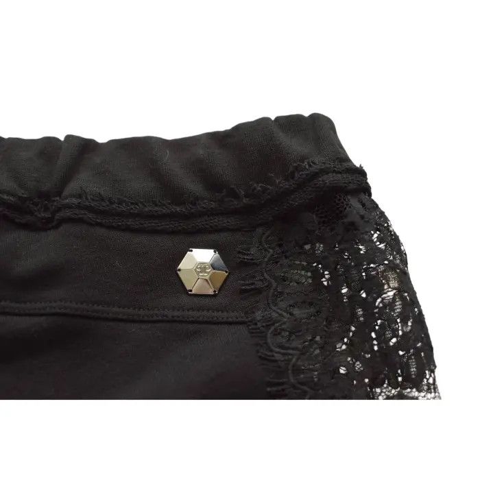 Philipp Plein Philipp Plein Couture Black Cotton Trousers Size 25" / US 0 / IT 36 - 8 Thumbnail