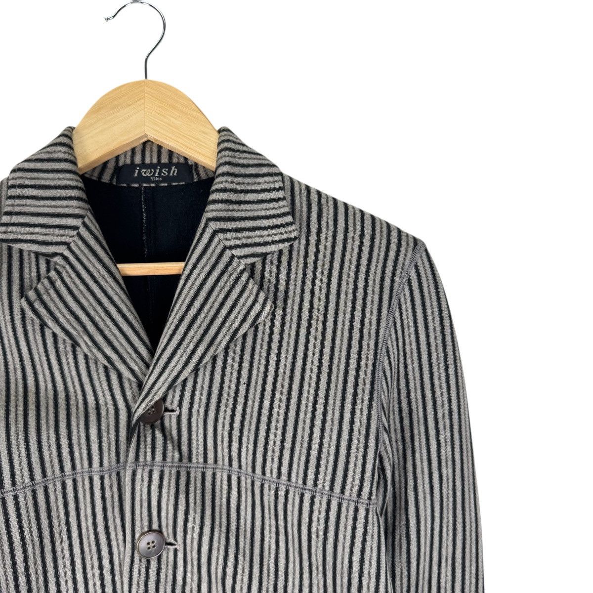 Yohji Yamamoto 🔥IWISH Y’S STRIPED JACKET Size S / US 4 / IT 40 - 4 Thumbnail