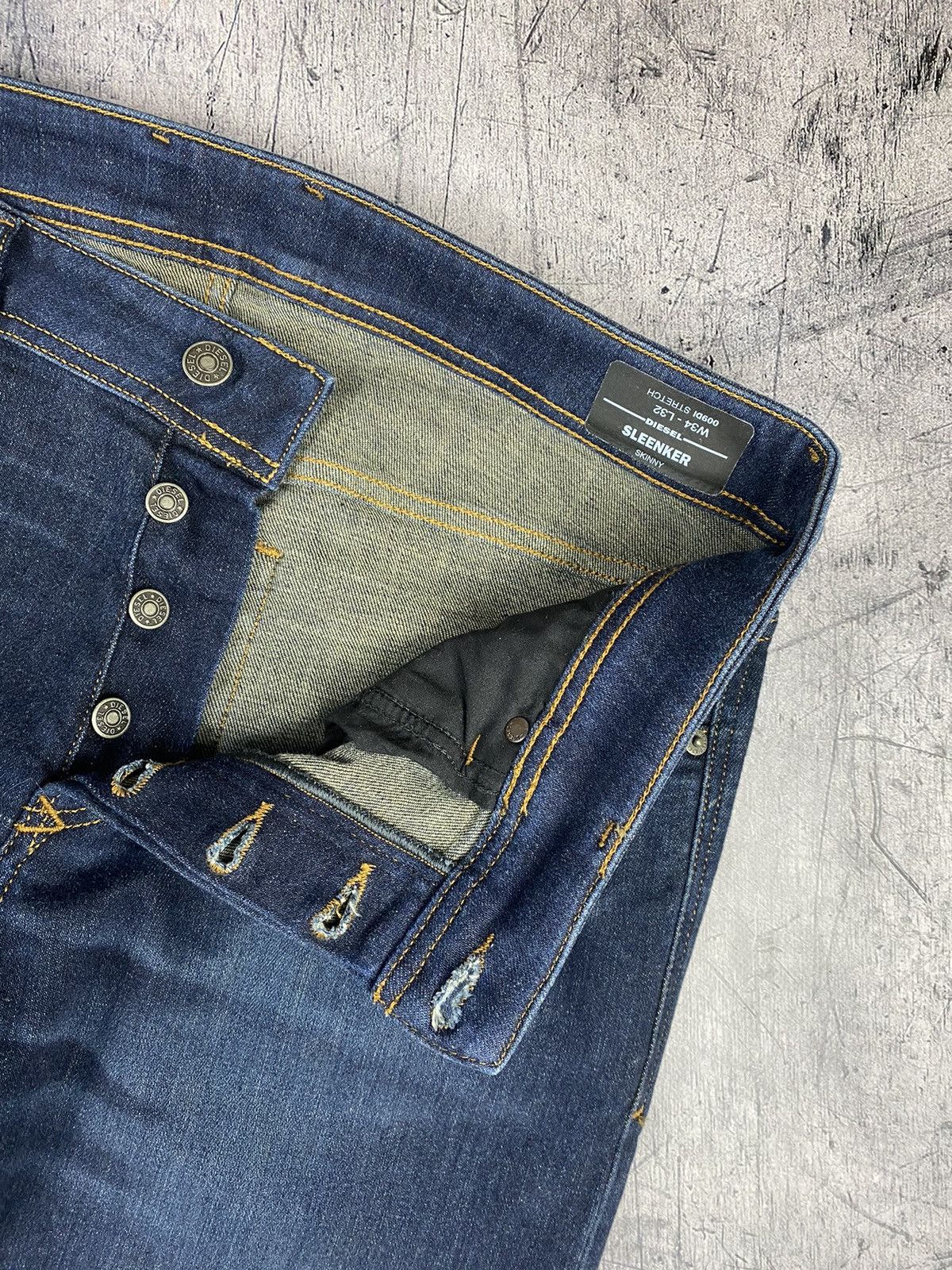Diesel Mens Vintage Diesel Jeans Denim Pants Size 34 x 32 Size US 34 / EU 50 - 8 Thumbnail