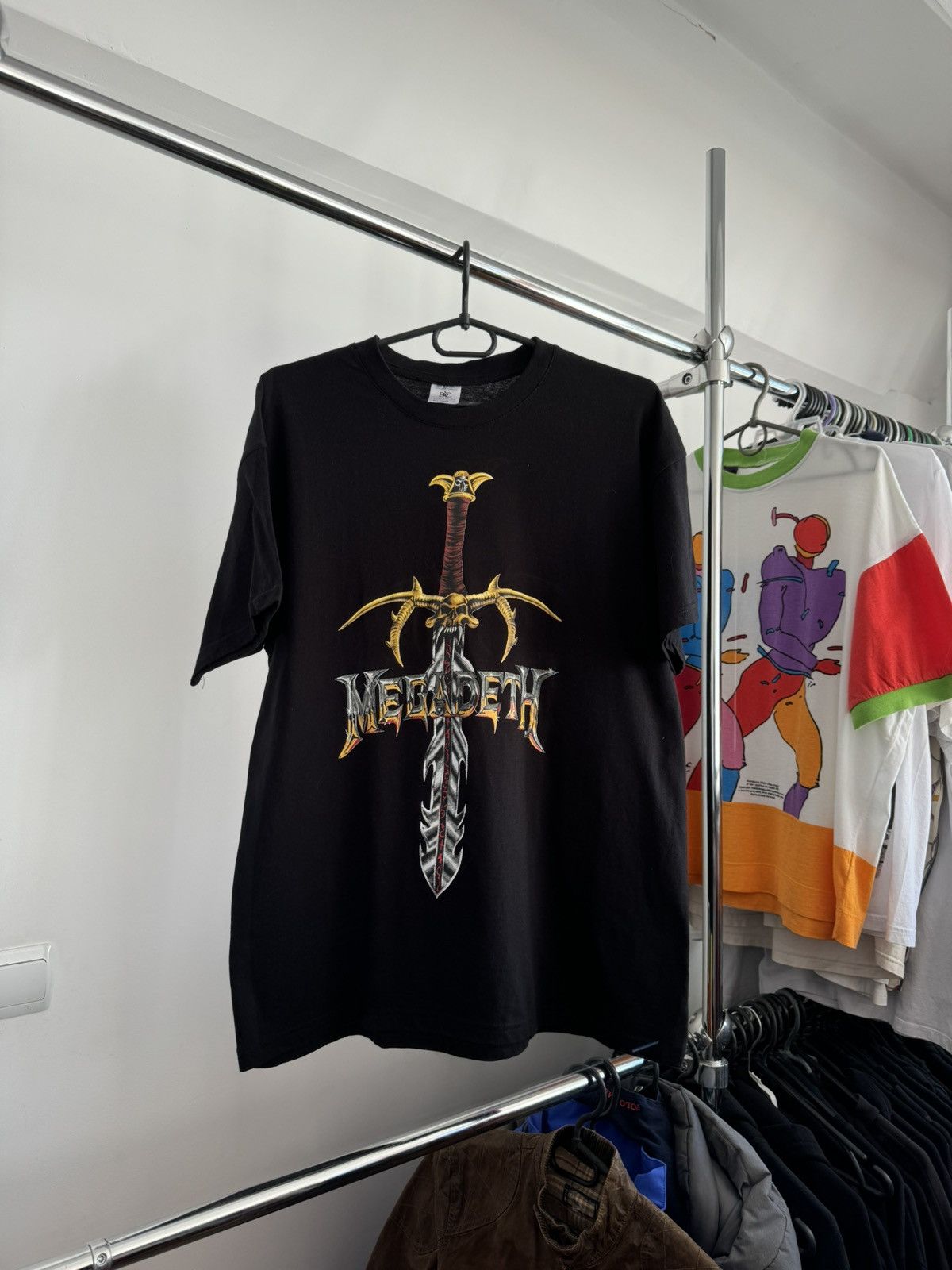 Band Tees Vintage Megadeth Skull Sword Tshirt Size US L / EU 52-54 / 3 - 1 Thumbnail