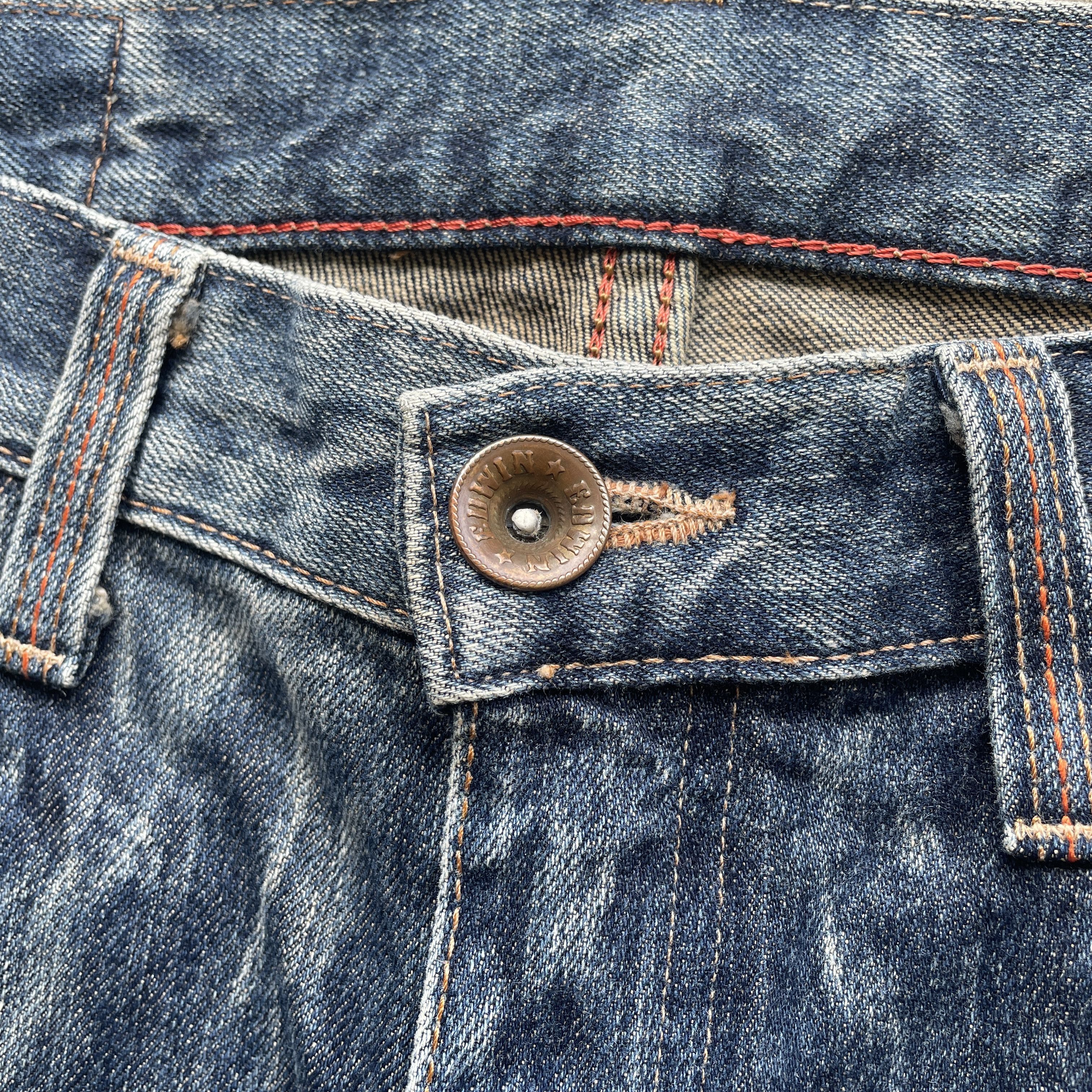 Edwin VINTAGE EDWIN FADED JEANS DISTRESSED DENIM PANTS W34x31.5 Size US 34 / EU 50 - 7 Thumbnail