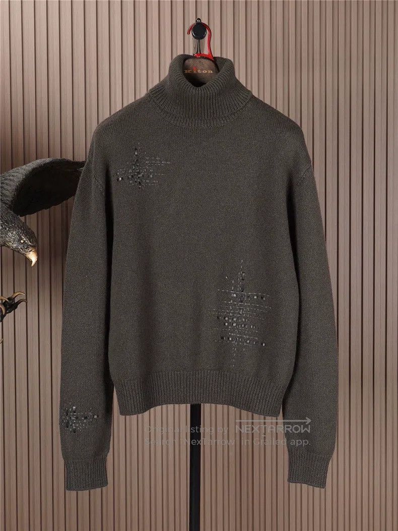 Hermes Hermes Thick High-Neck Cashmere Sweater Size US M / EU 48-50 / 2 - 1 Thumbnail