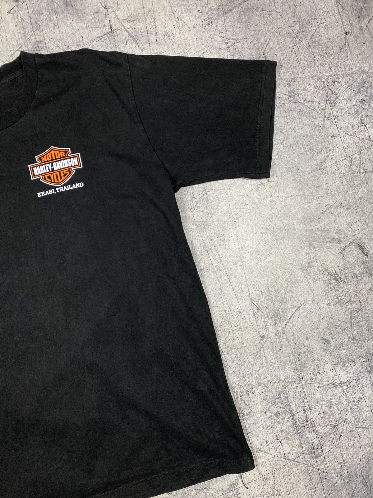 Harley Davidson × Vintage 00s Vintage Harley Davidson Central Big Logo T Shirt Tee Size US XXL / EU 58 / 5 - 9 Thumbnail