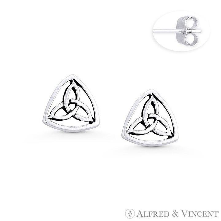Other Trinity-Knot / Triquetra Celtic Charm Stud Earrings Size ONE SIZE - 1 Preview