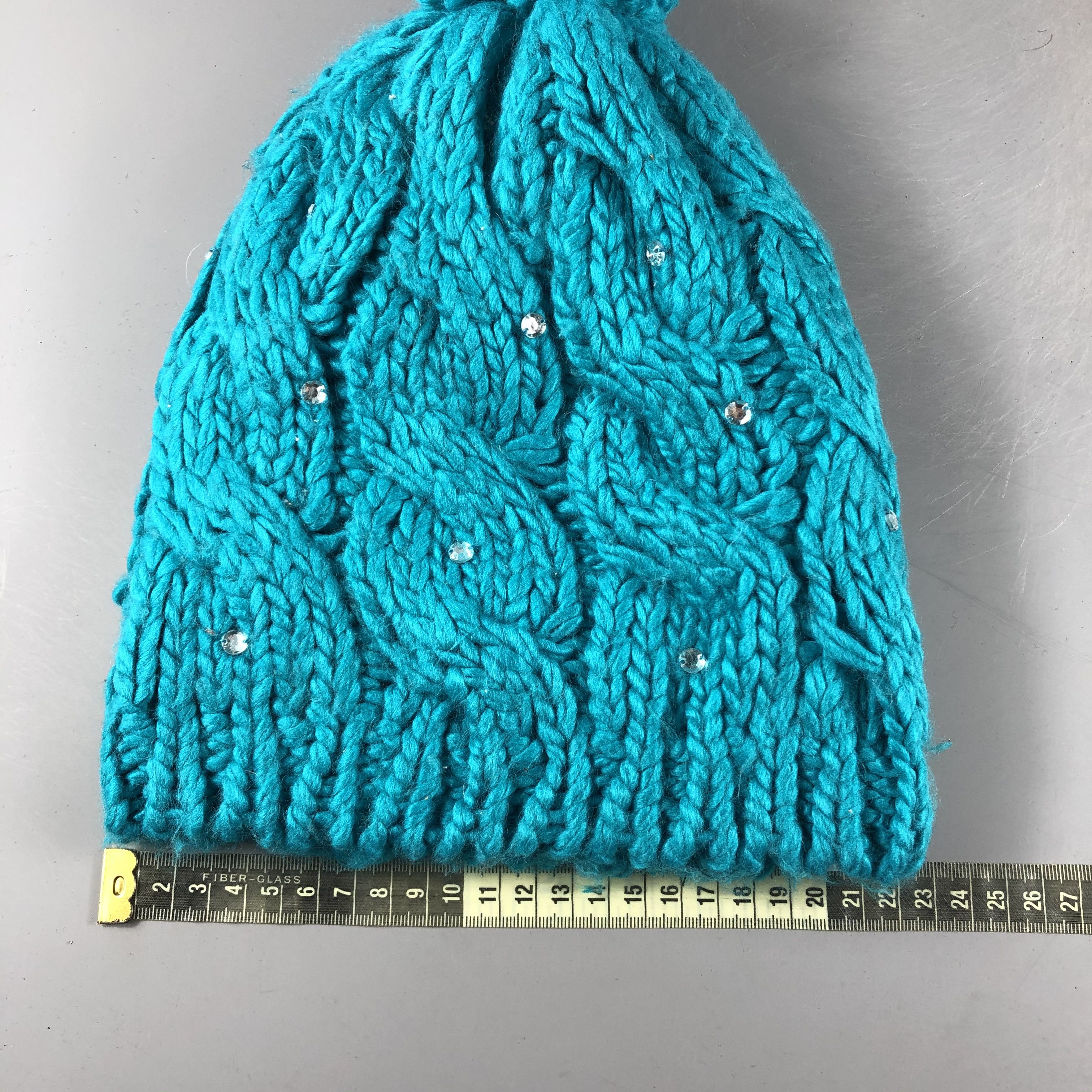 Vintage Roxy Cable Knit Slouchy Beanie Snow Hat Snow Cap -D128 Size ONE SIZE - 4 Thumbnail