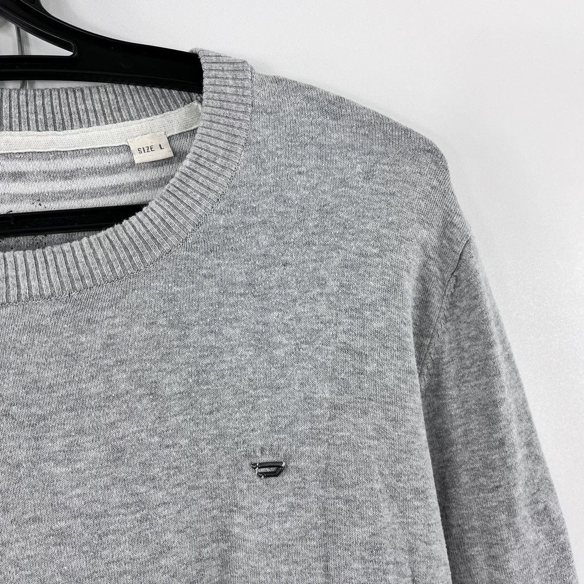 Diesel Diesel Sweater Knitwear Sweatshirt Crew Neck Small Logo Sz L Size US L / EU 52-54 / 3 - 4 Thumbnail