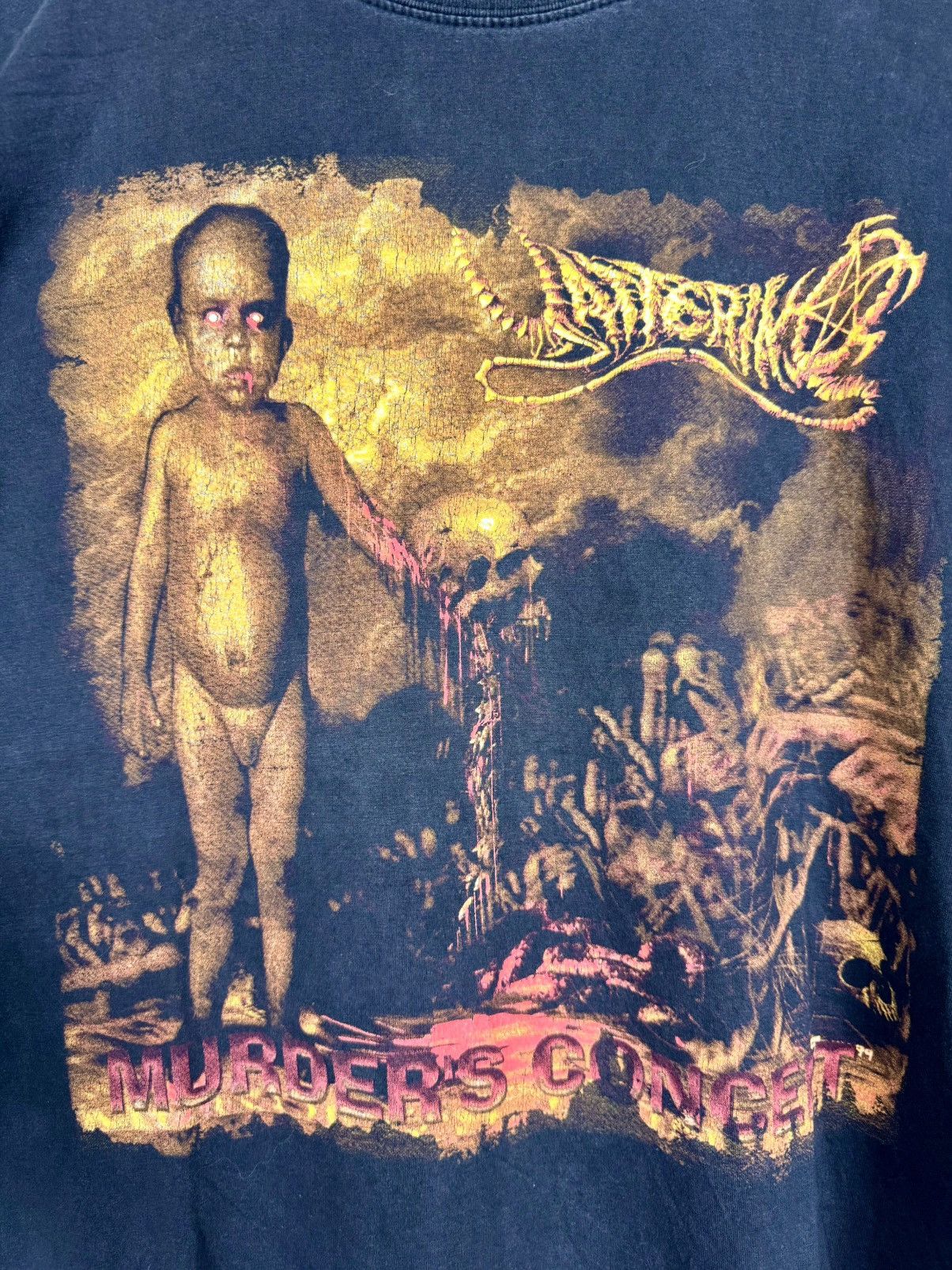 Vintage Yattering Murder's Concept Human's Pain 2000 Official Size US XL / EU 56 / 4 - 2 Thumbnail