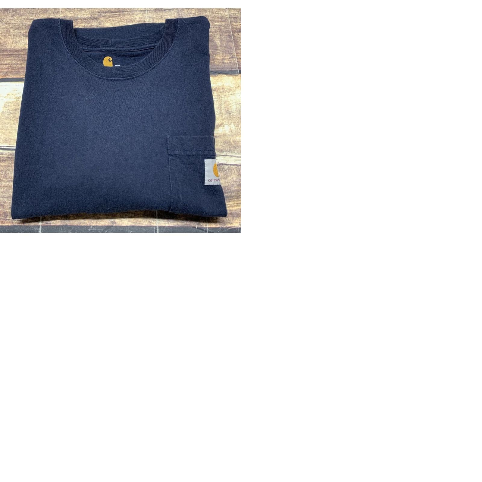 Carhartt Carhartt Shirt Mens 2XL Blue Original Fit Short Sleeve Pocket Workwear Logo Size US XXL / EU 58 / 5 - 9 Thumbnail