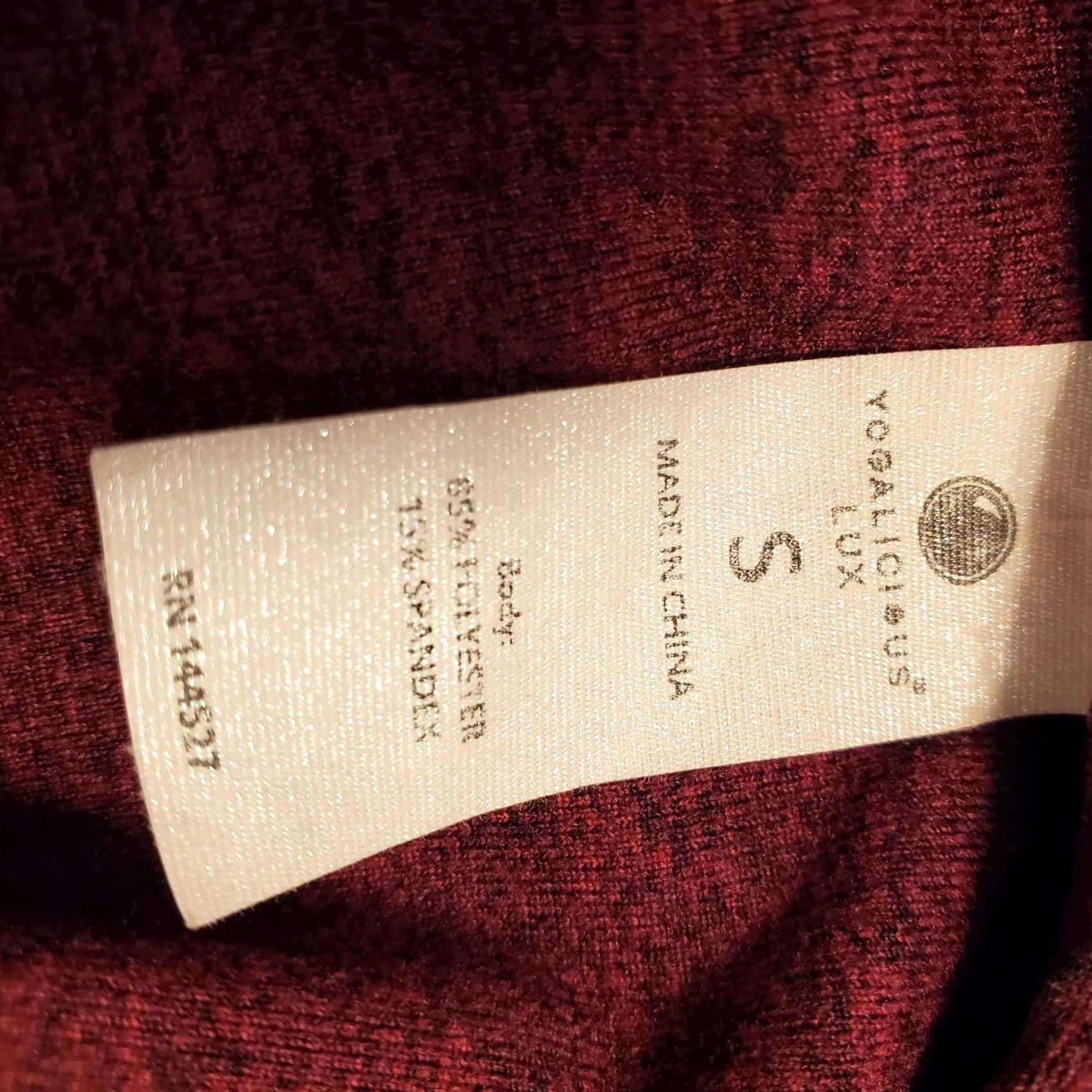 Vintage Yogalicious Lux Cropped Tank Top Burgundy Athletic Workout Yoga Twist Front Sz S Womens Size S / US 4 / IT 40 - 6 Thumbnail