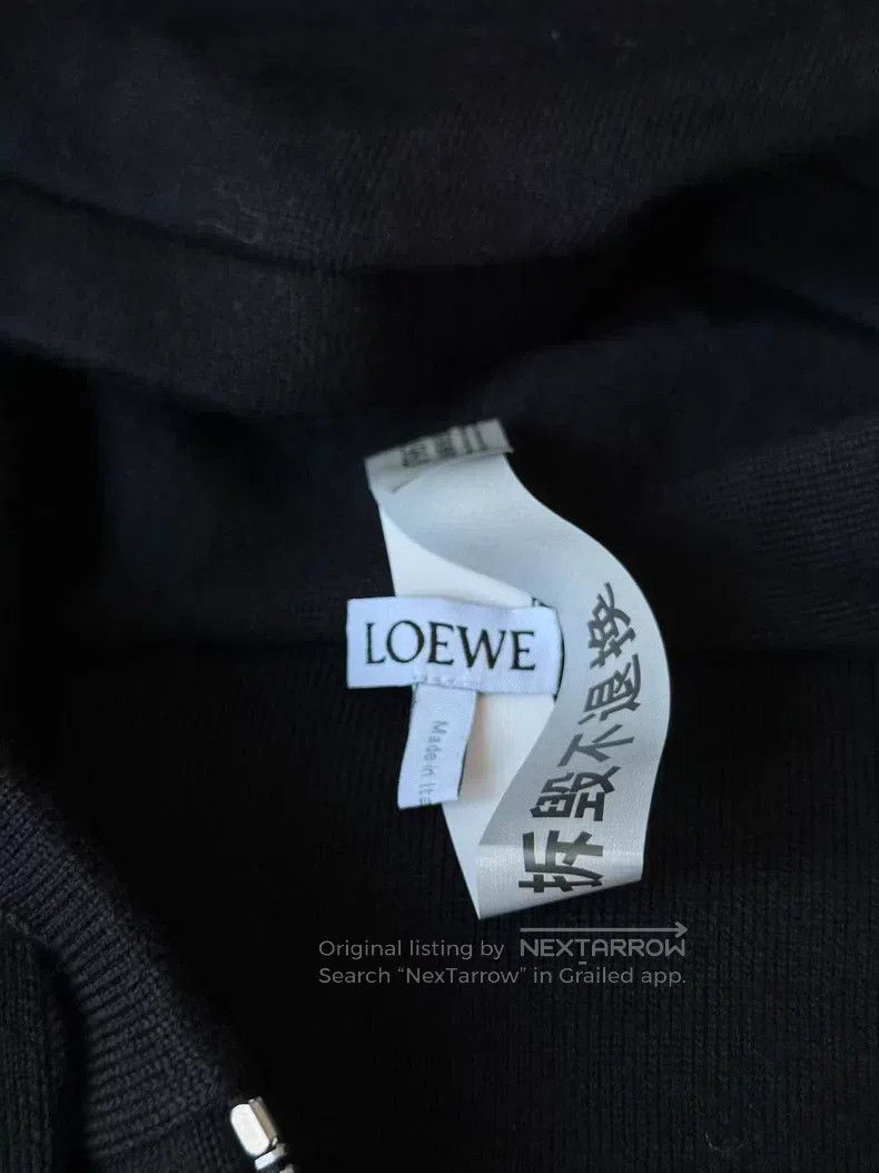 Loewe Loewe Back Embossed Logo Wool Hooded Jacket Size S / US 4 / IT 40 - 3 Thumbnail