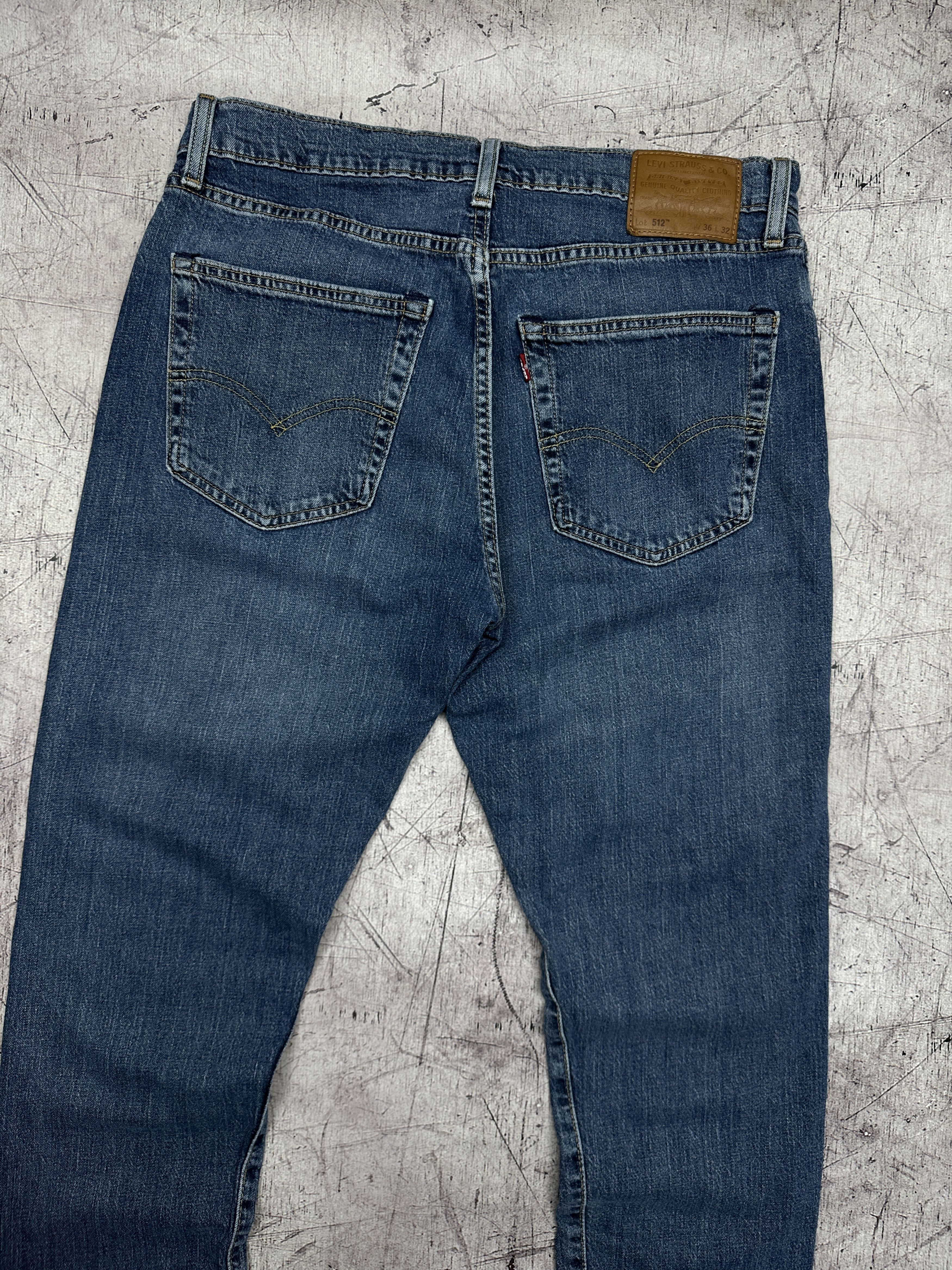 Levi's Levi's 512 Mens Premium Denim Pants Big E Jeans Size 36 x 32 Size US 36 / EU 52 - 2 Thumbnail