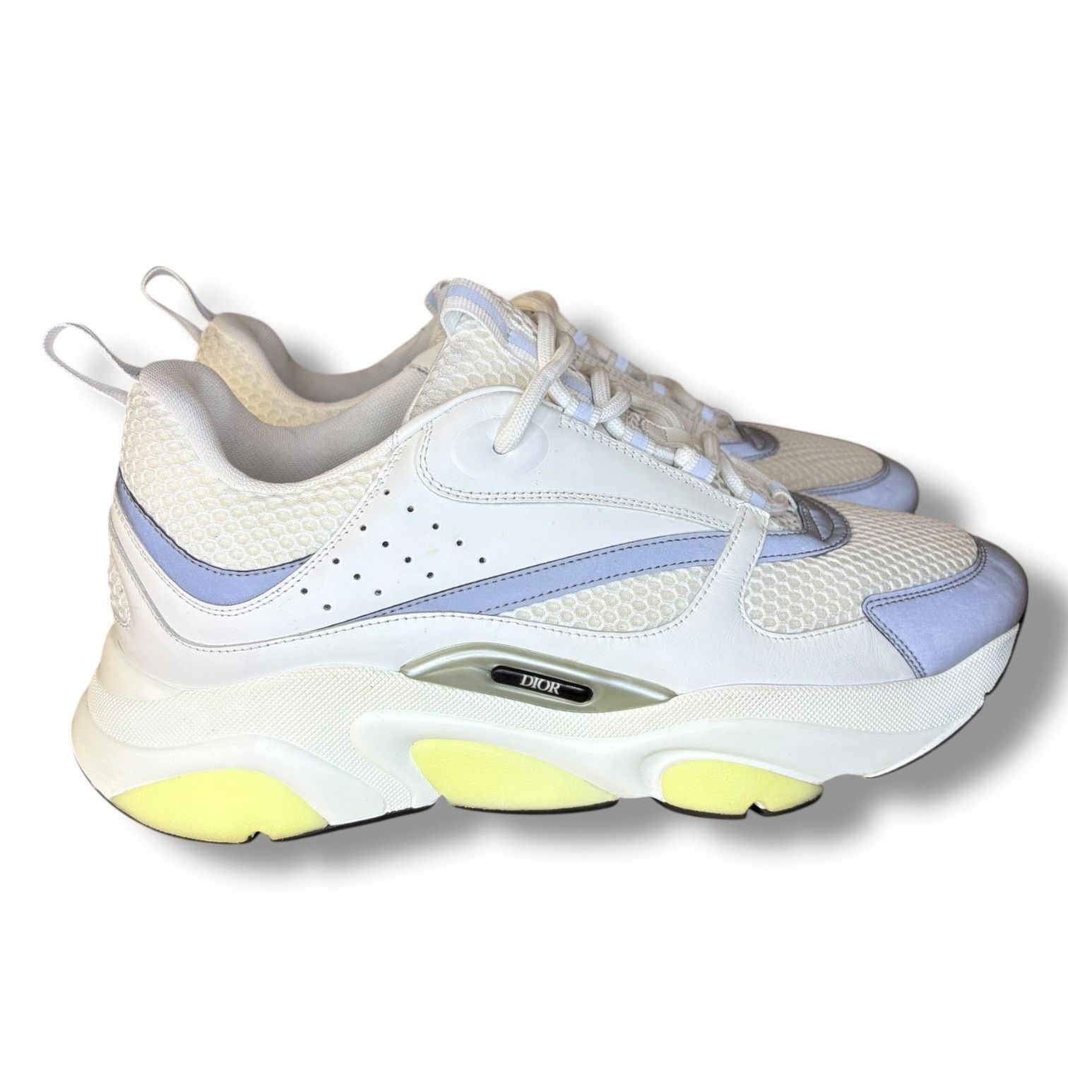 Dior Dior B22 Reflective Low Top White Sneakers | Size 44 (11US) Size US 11 / EU 44 - 3 Thumbnail