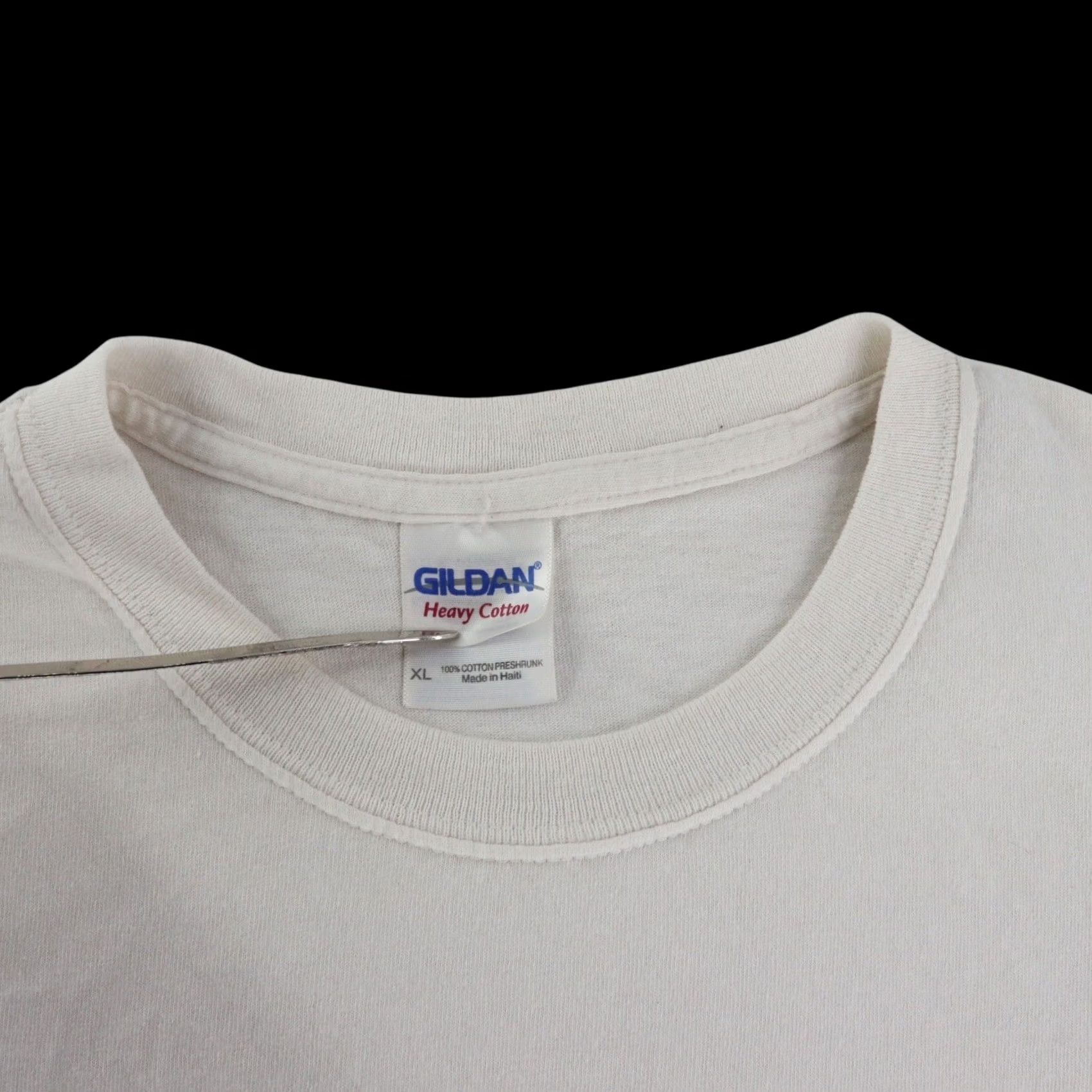 Gildan VINTAGE Pac Man Awesome 80s Run TShirt XL White Gildan Shirt Mens 80s Retro American Size US XL / EU 56 / 4 - 4 Thumbnail