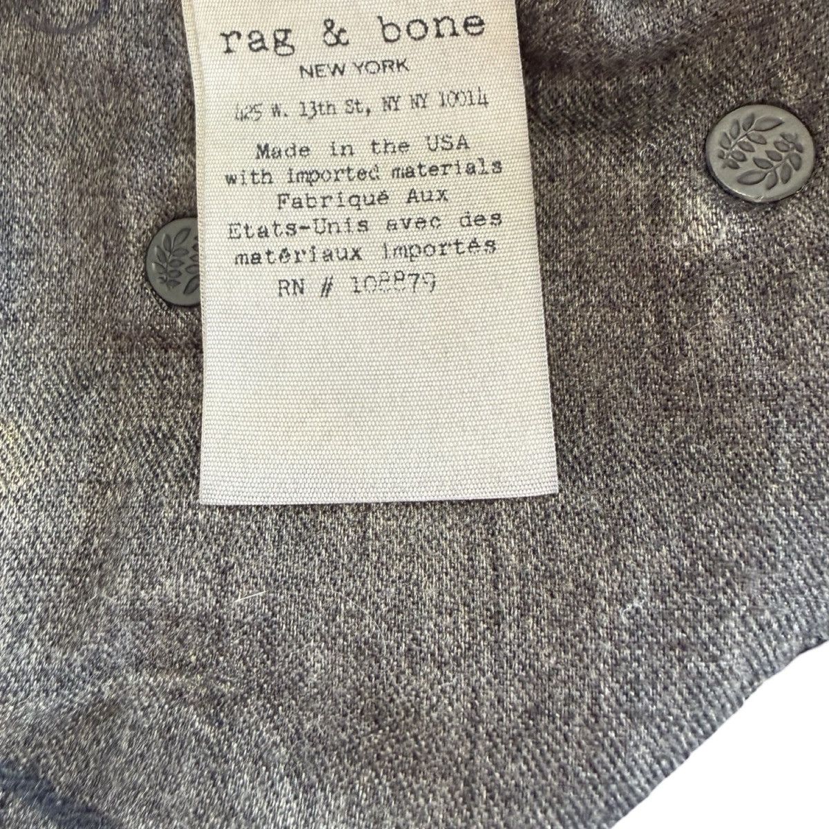 Rag & Bone rag & bone Black Cutoff Denim Shorts — Size 28 Size 28" / US 6 / IT 42 - 10 Thumbnail